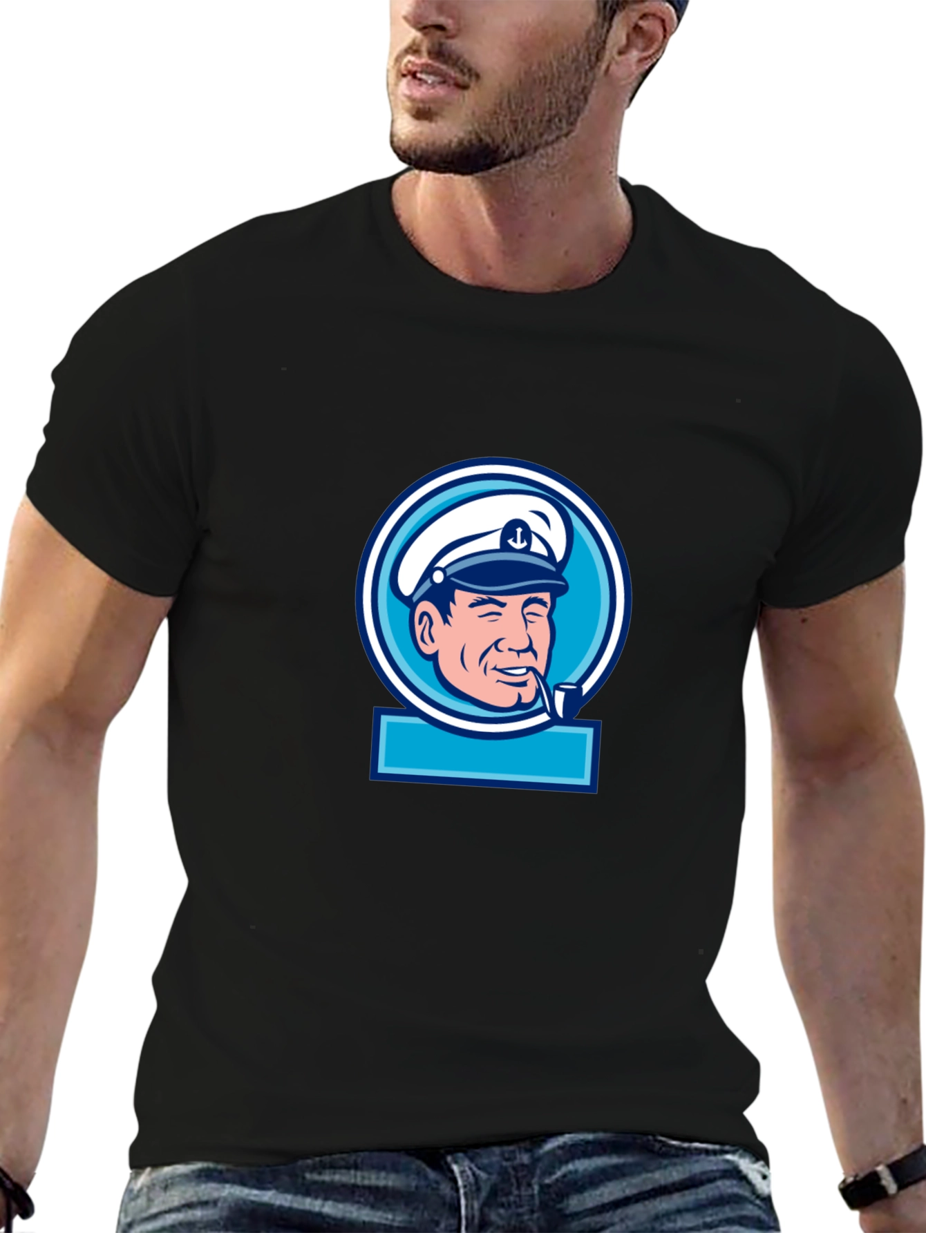 Nautical Captain Graphic T-Shirt