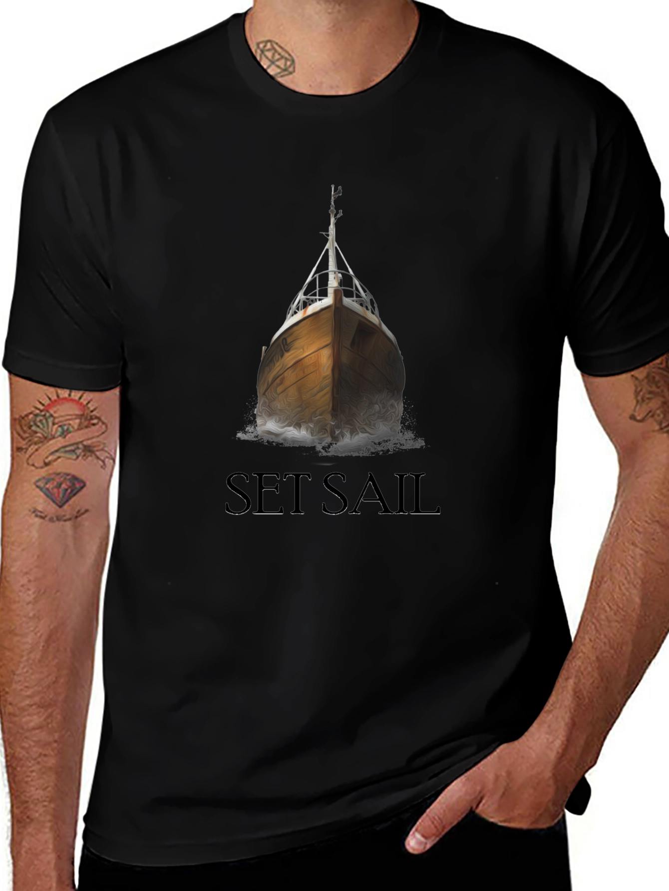 Set Sail T-Shirt: Nautical Adventure Apparel