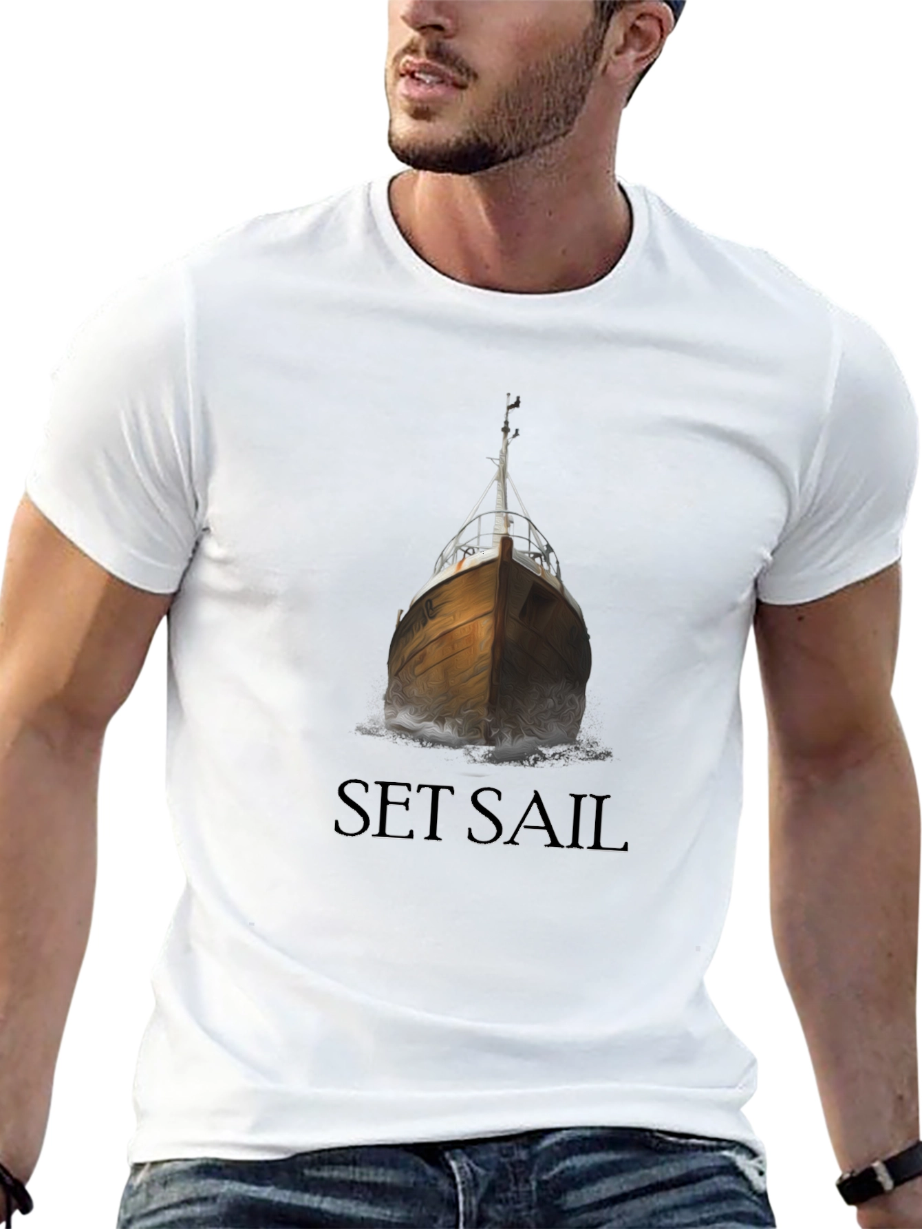Set Sail T-Shirt: Nautical Adventure Apparel