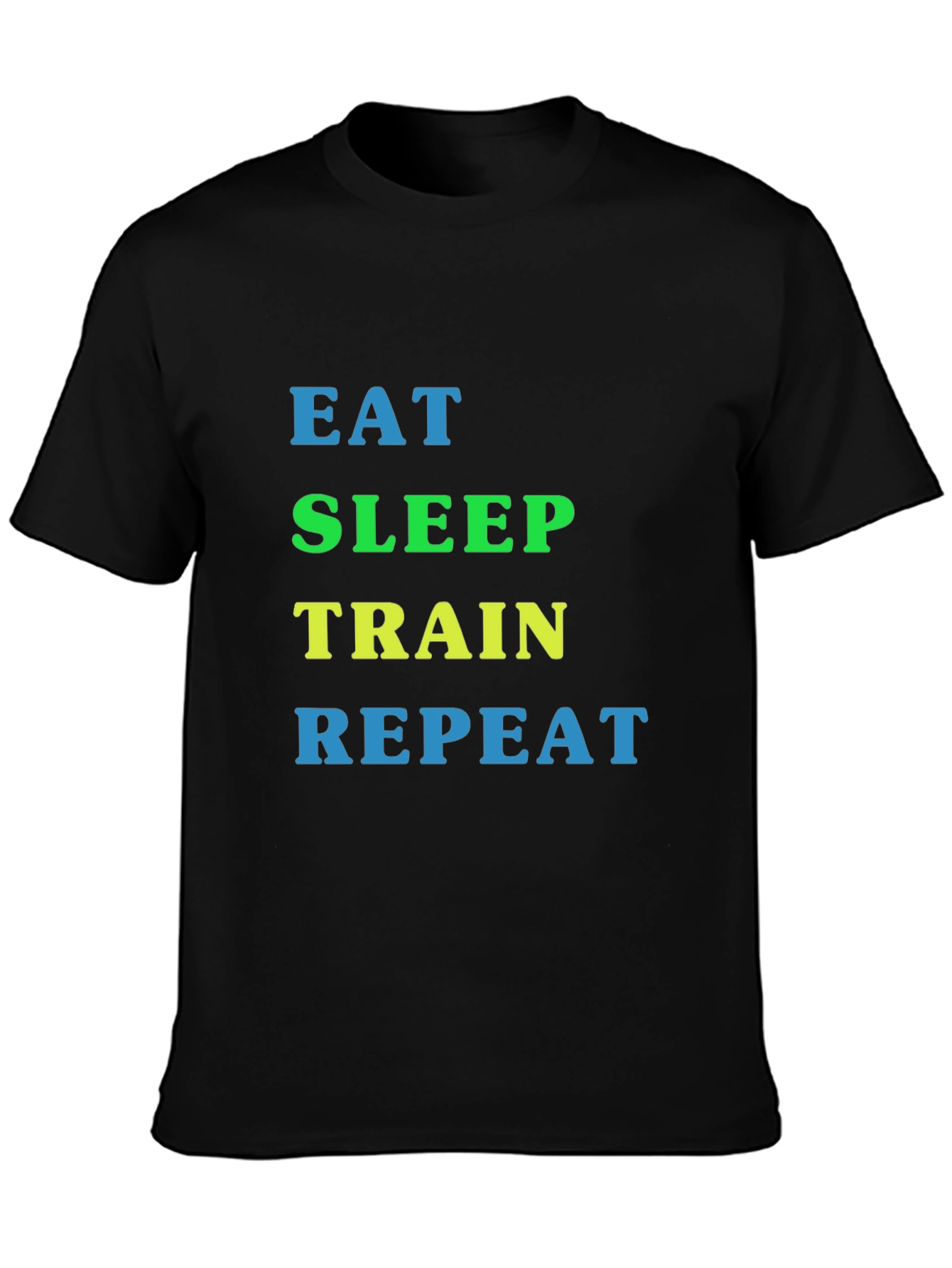 Eat Sleep Train Repeat Graphic T-Shirt