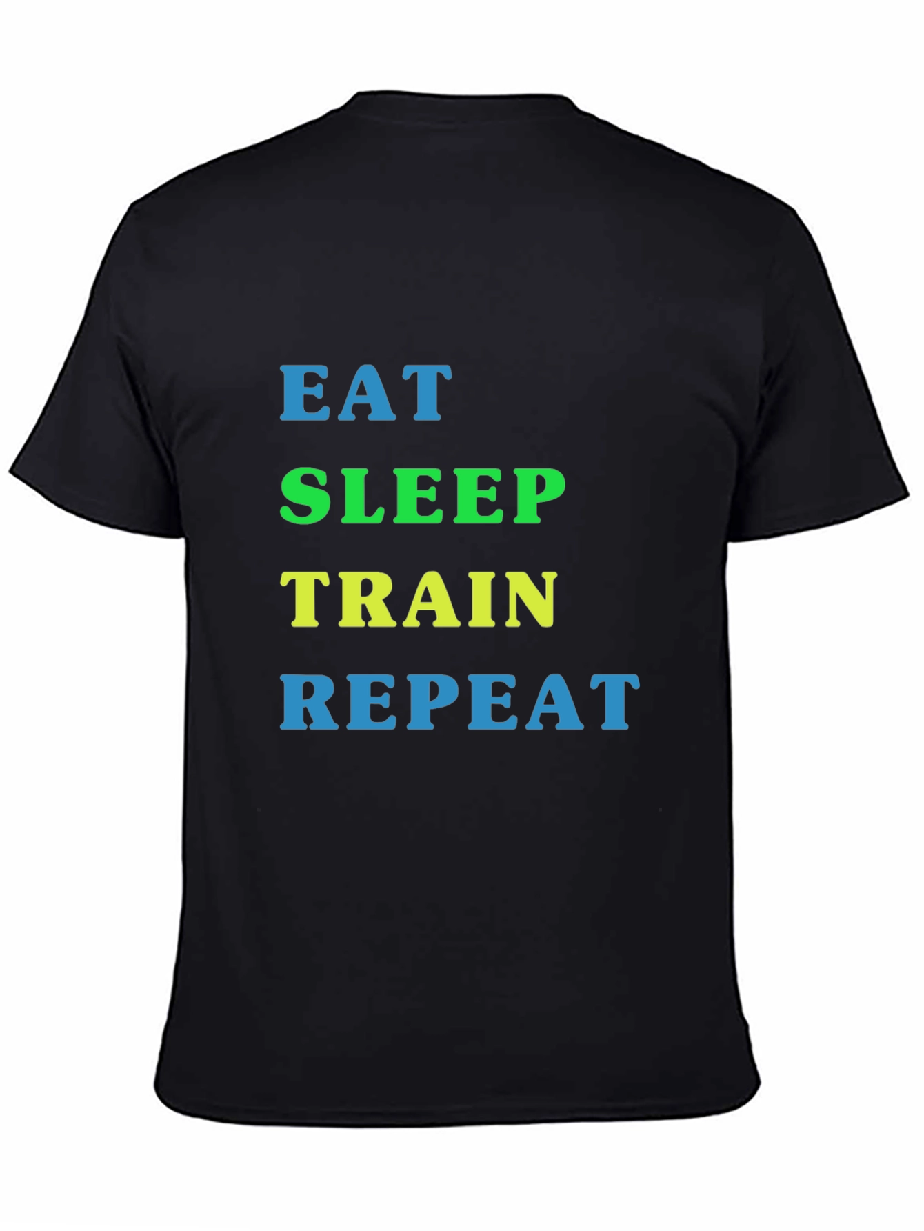 Eat Sleep Train Repeat Graphic T-Shirt