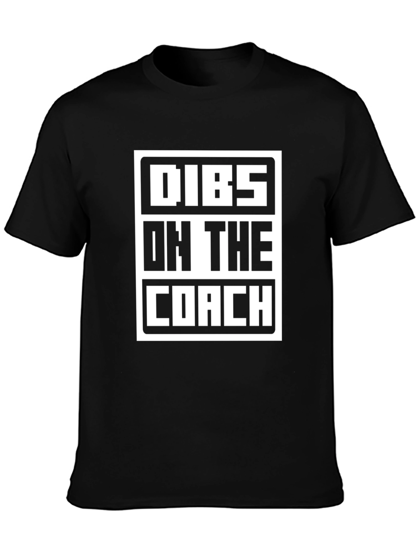 Dibs on the Coach Graphic Tee - Black
