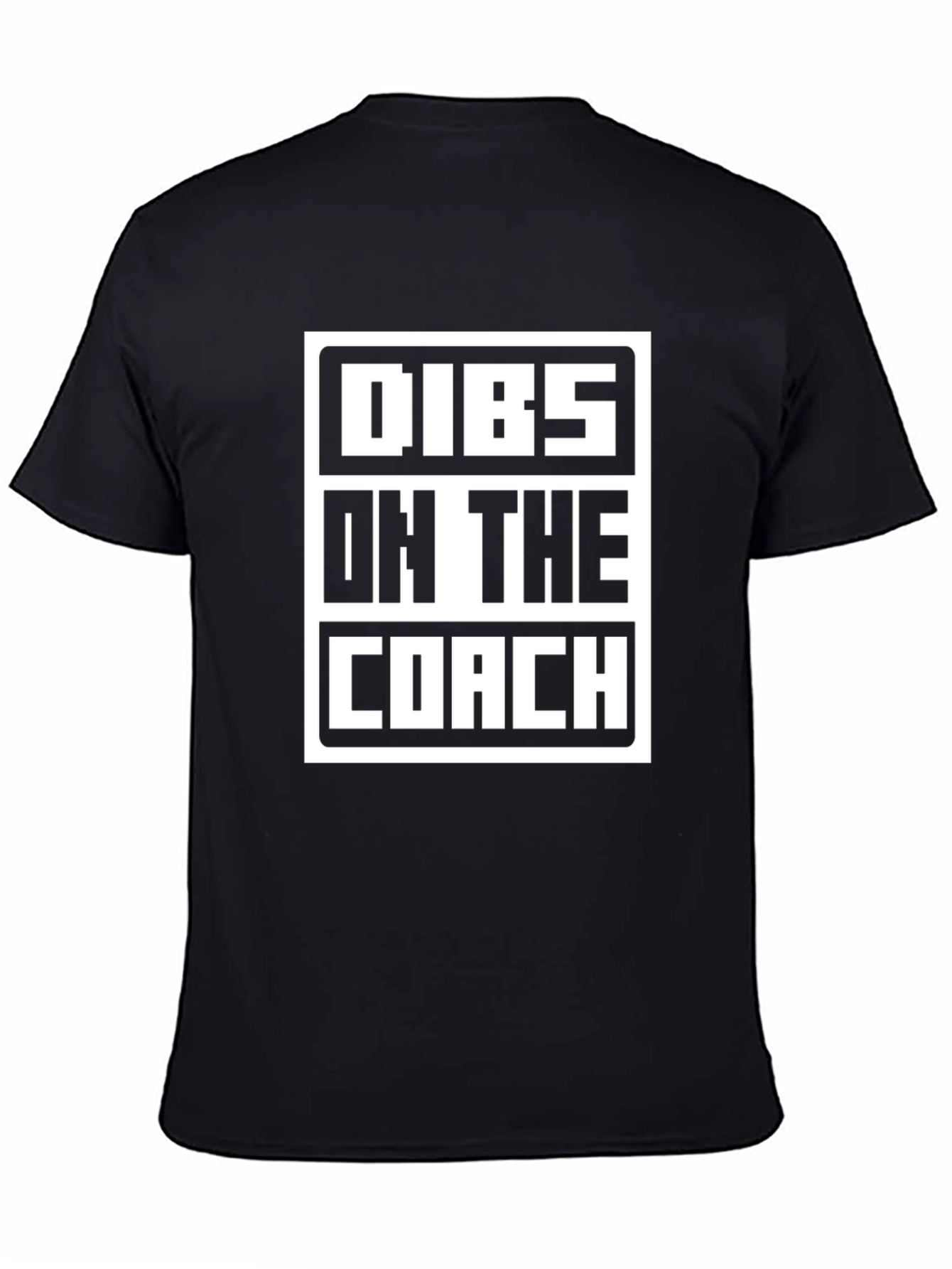 Dibs on the Coach Graphic Tee - Black