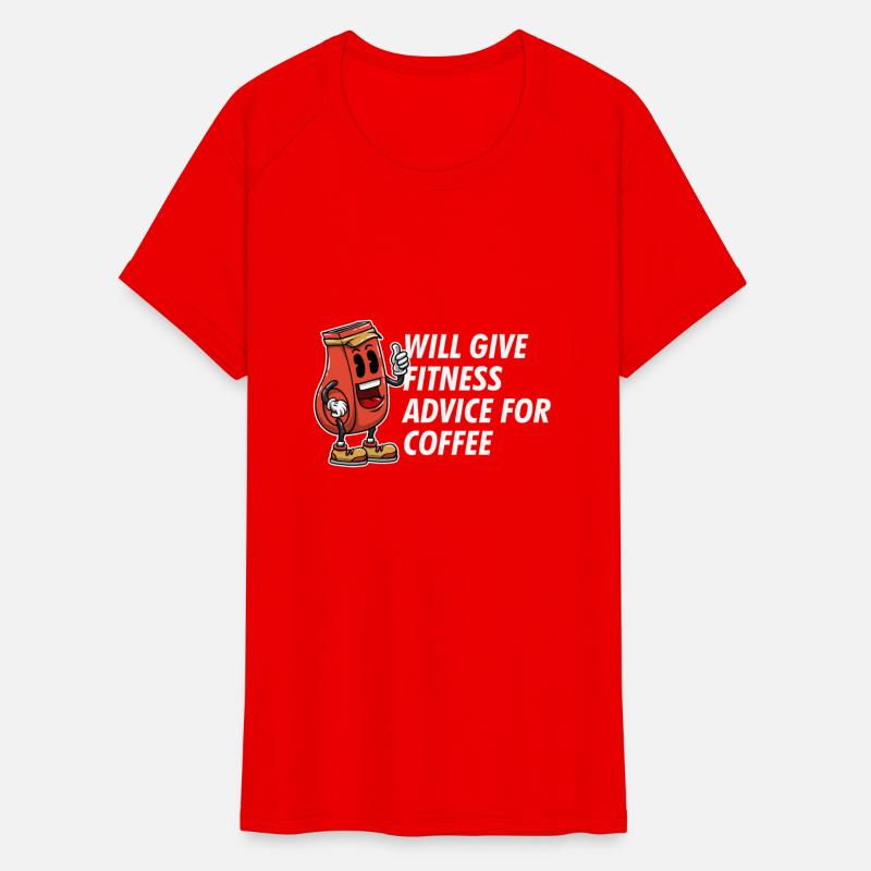 Will Give Fitness Advice for Coffee Funny Fitness