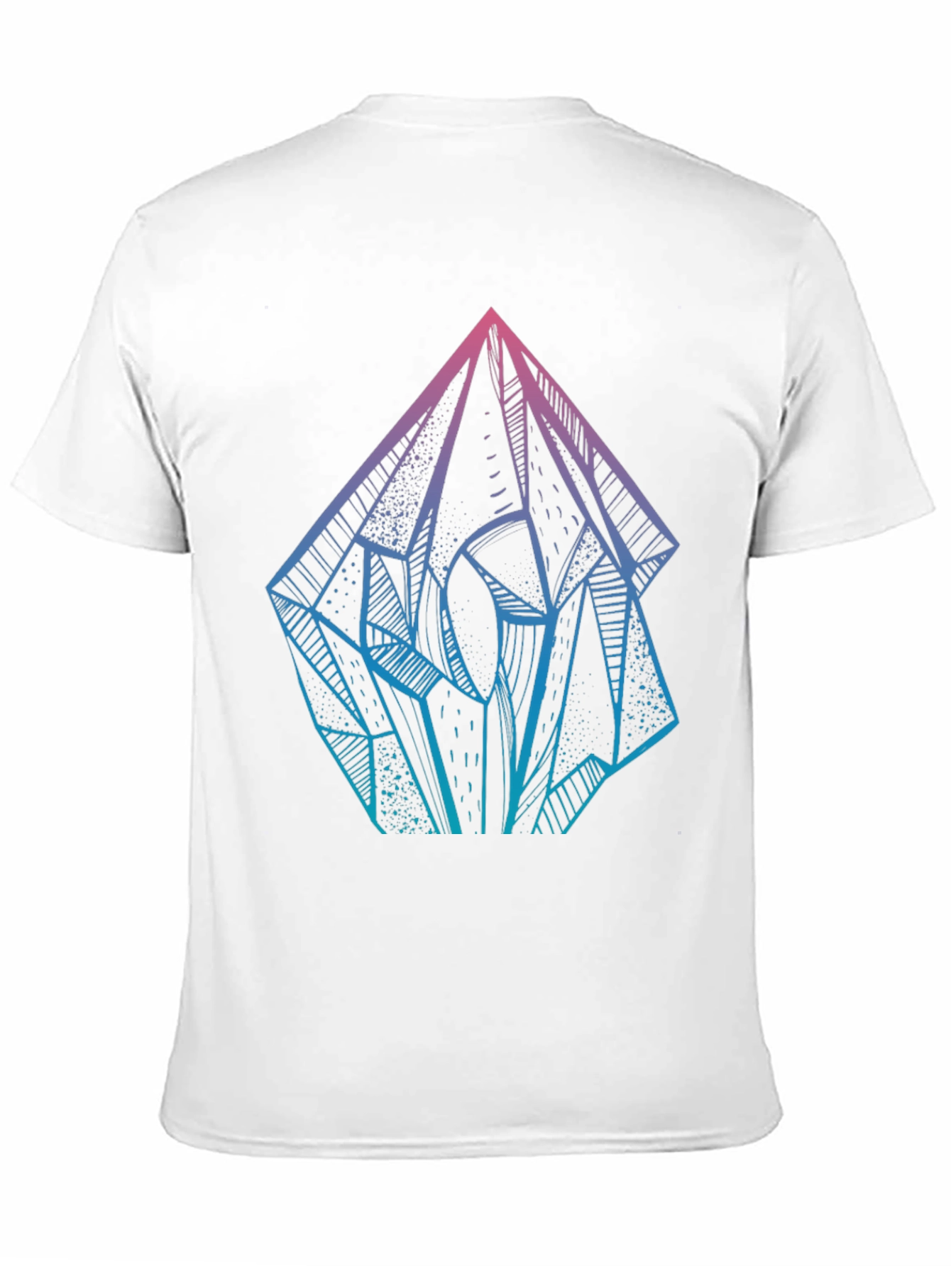 Crystal Prism Graphic Tee - Mens Black T-Shirt