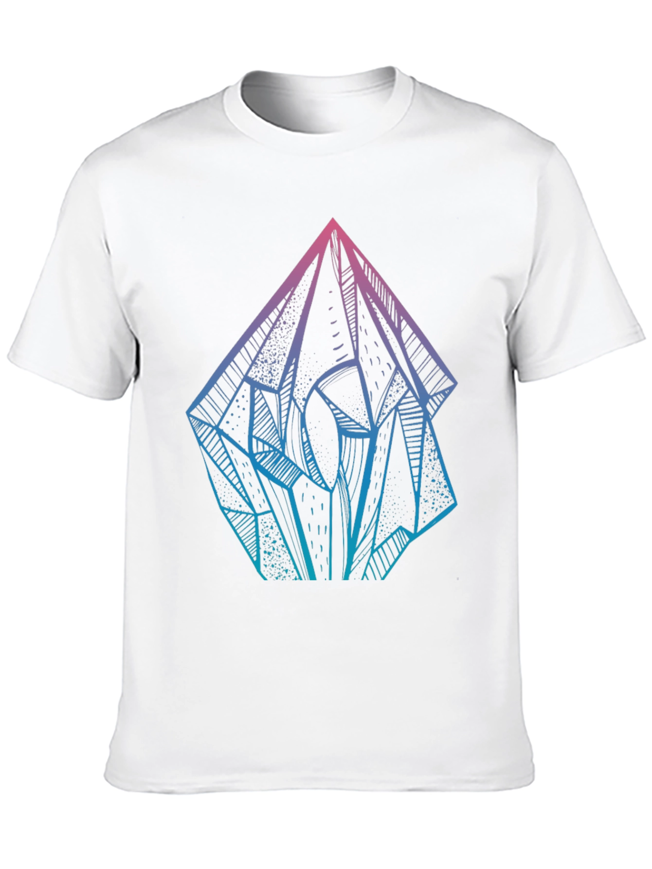 Crystal Prism Graphic Tee - Mens Black T-Shirt