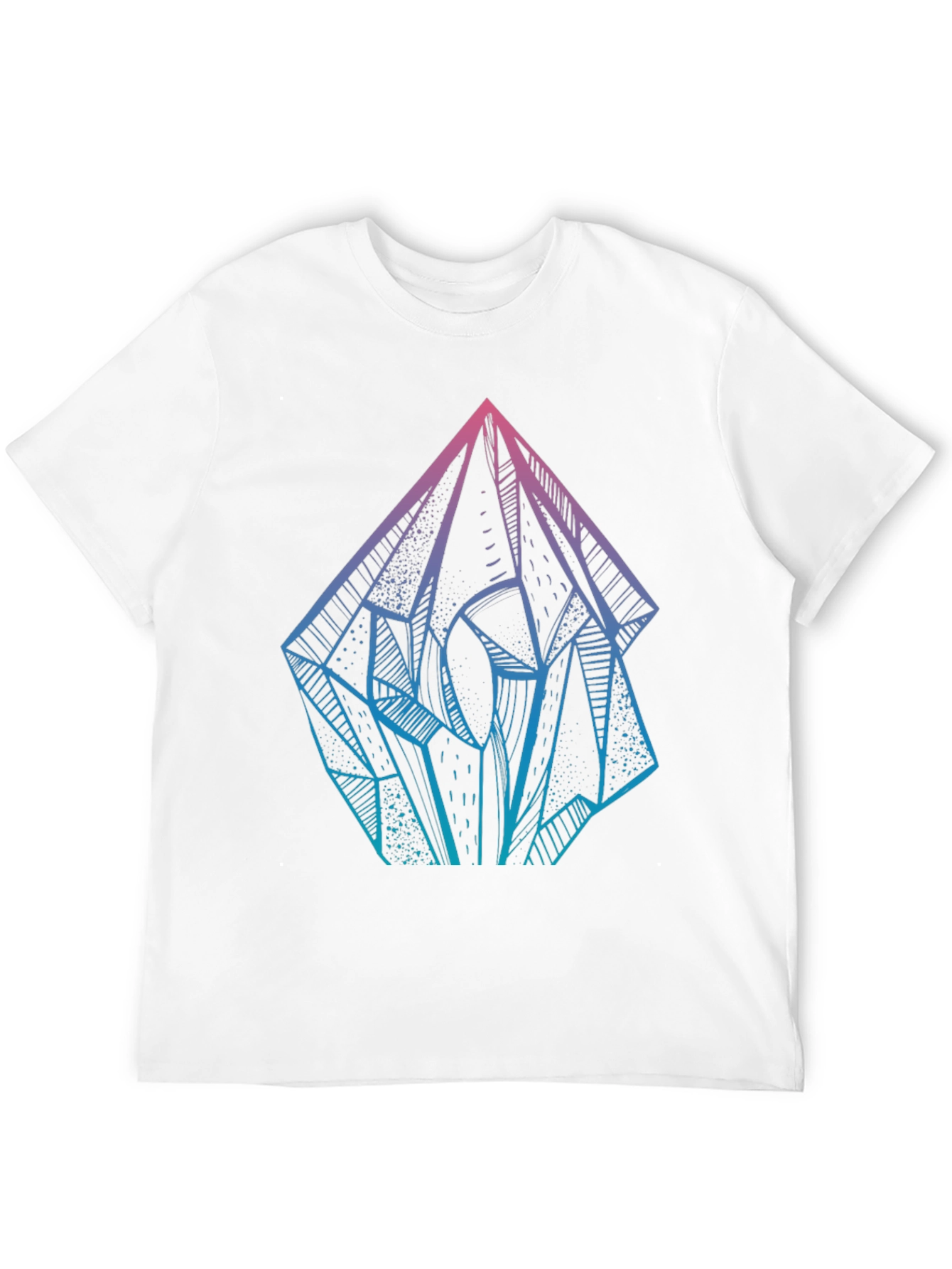 Crystal Prism Graphic Tee - Mens Black T-Shirt