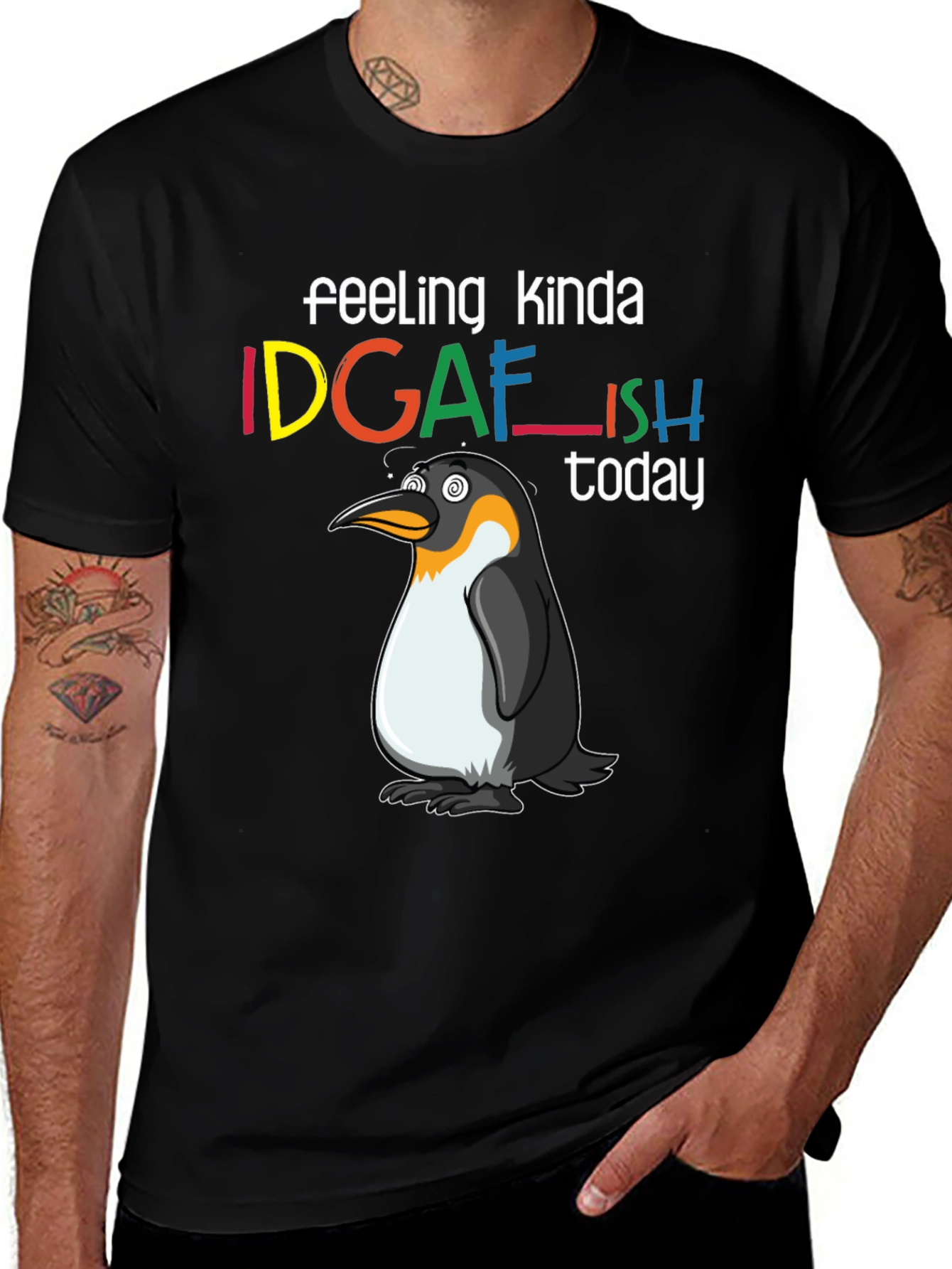 IDGAFish Penguin Graphic Tee