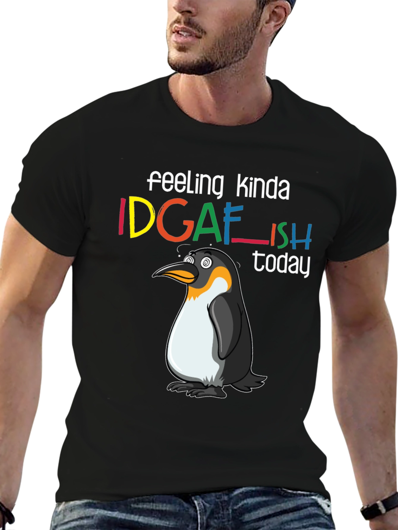 IDGAFish Penguin Graphic Tee