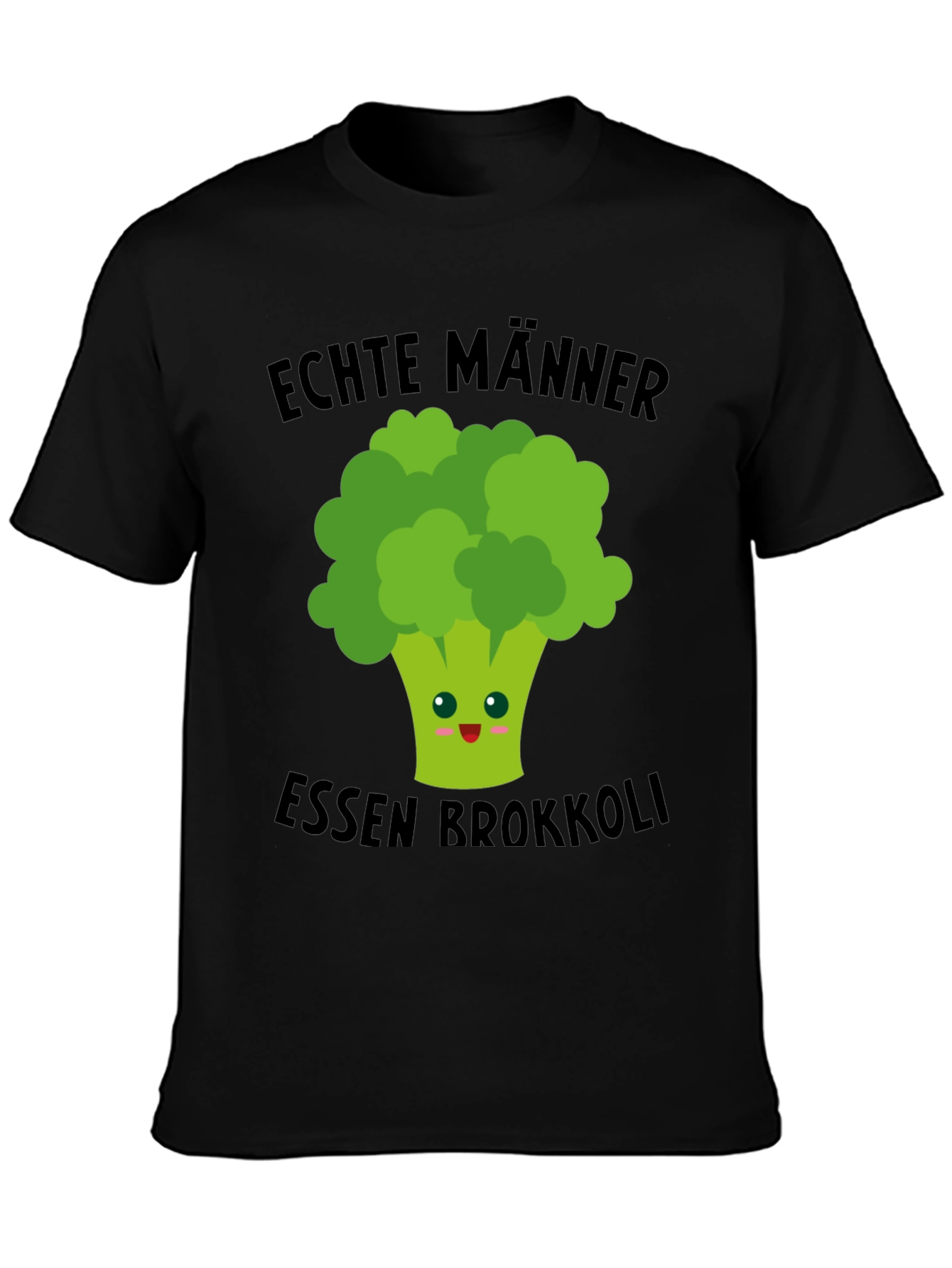 Echte Manner Essen Brokkoli T-Shirt