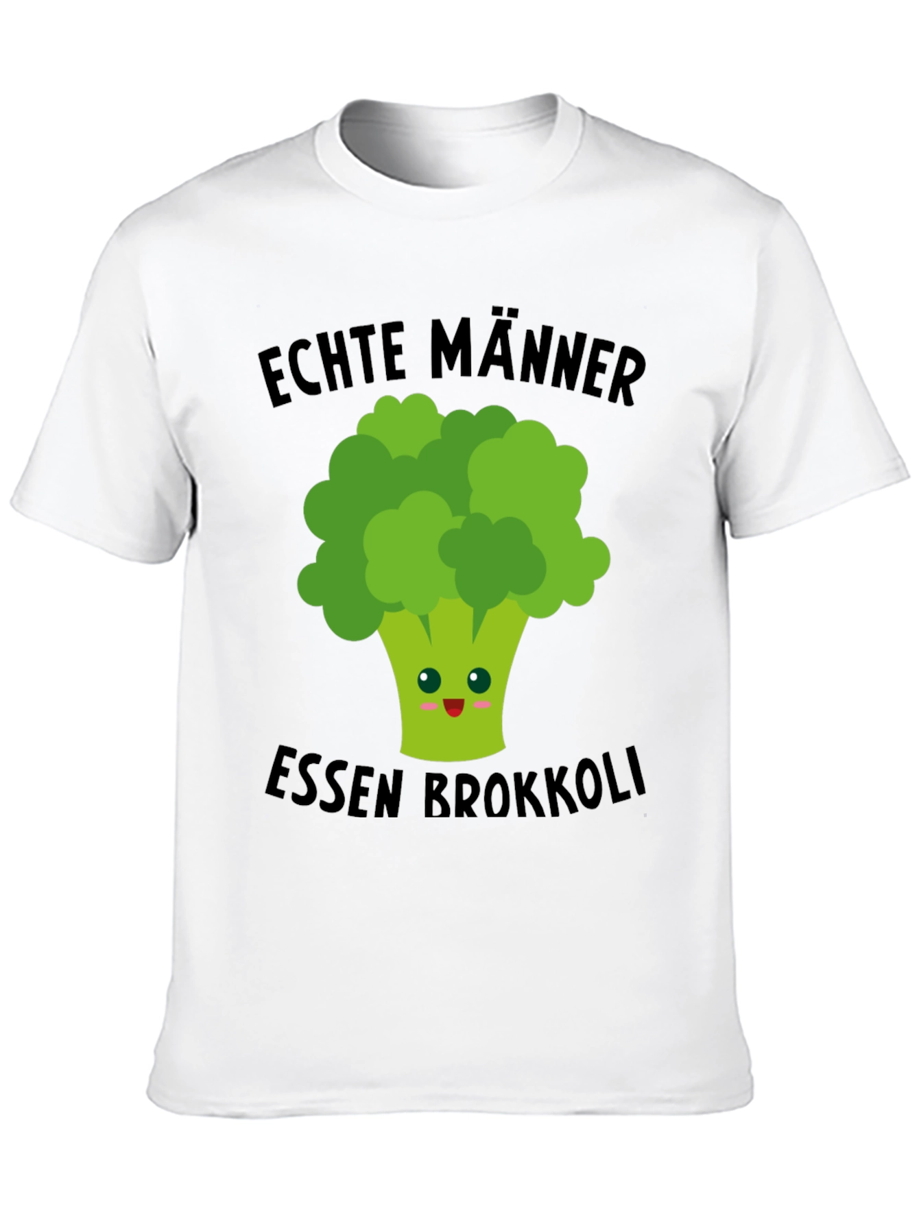 Echte Manner Essen Brokkoli T-Shirt
