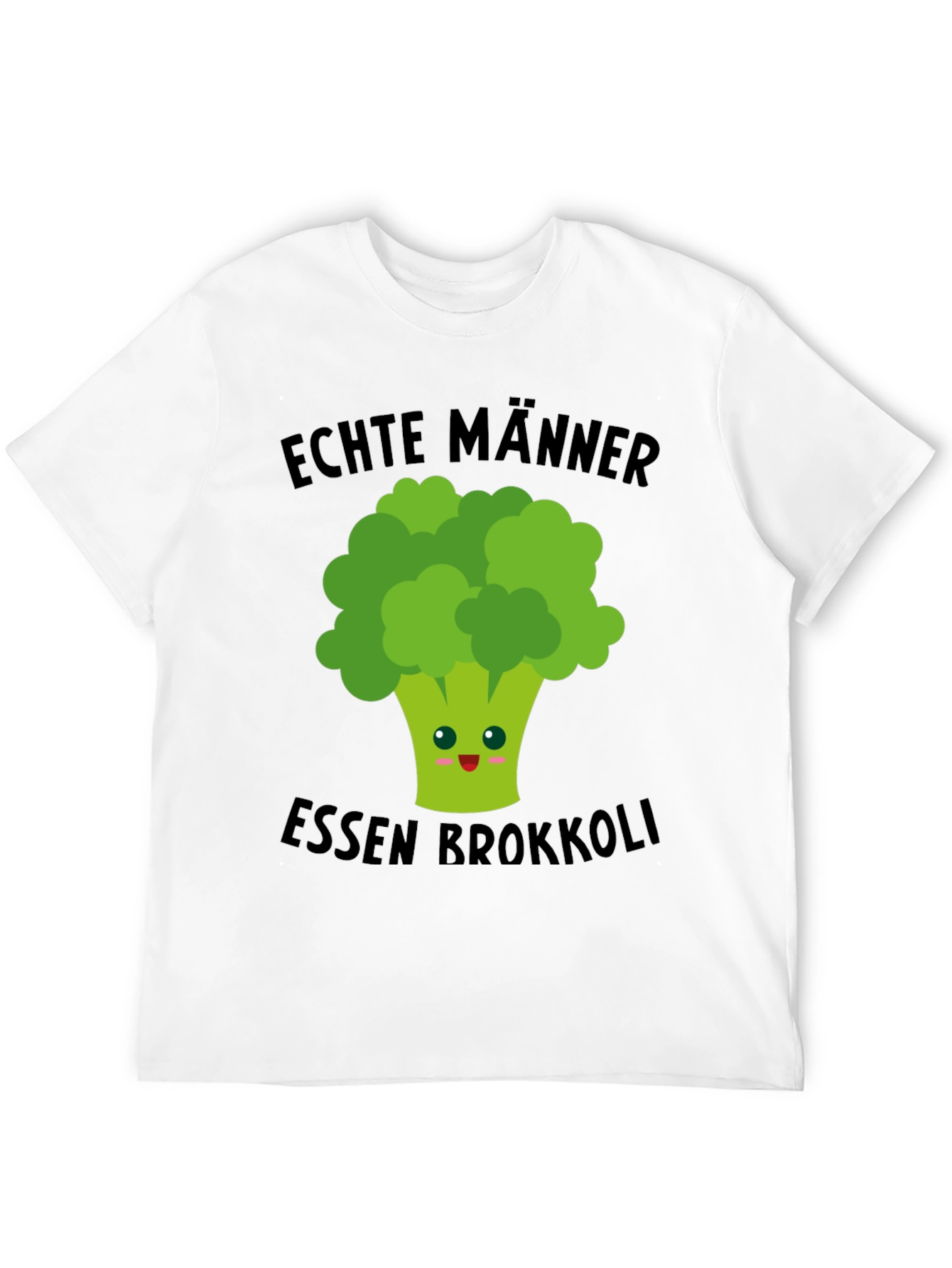 Echte Manner Essen Brokkoli T-Shirt