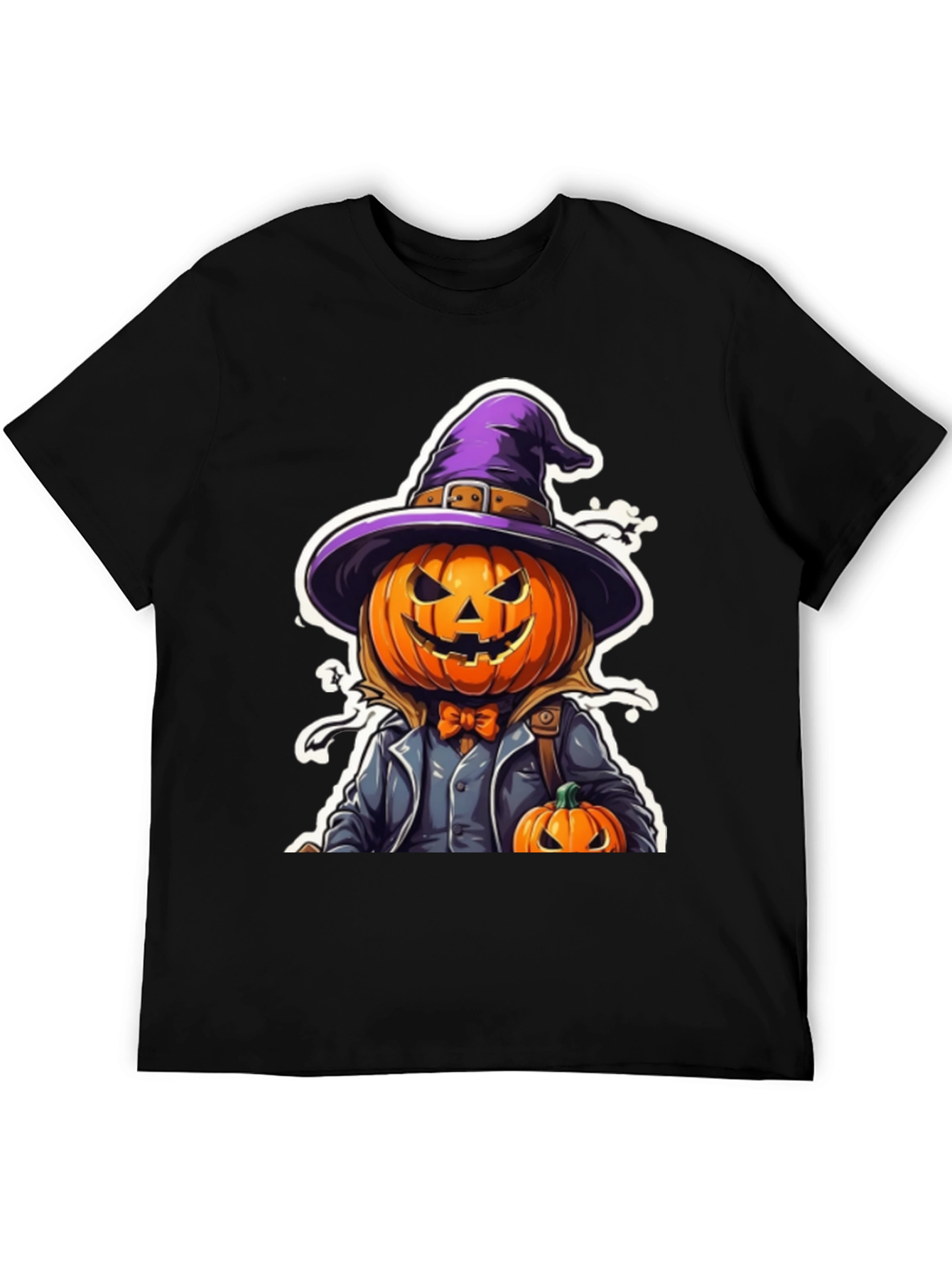 Spooky Pumpkin Witch T-Shirt