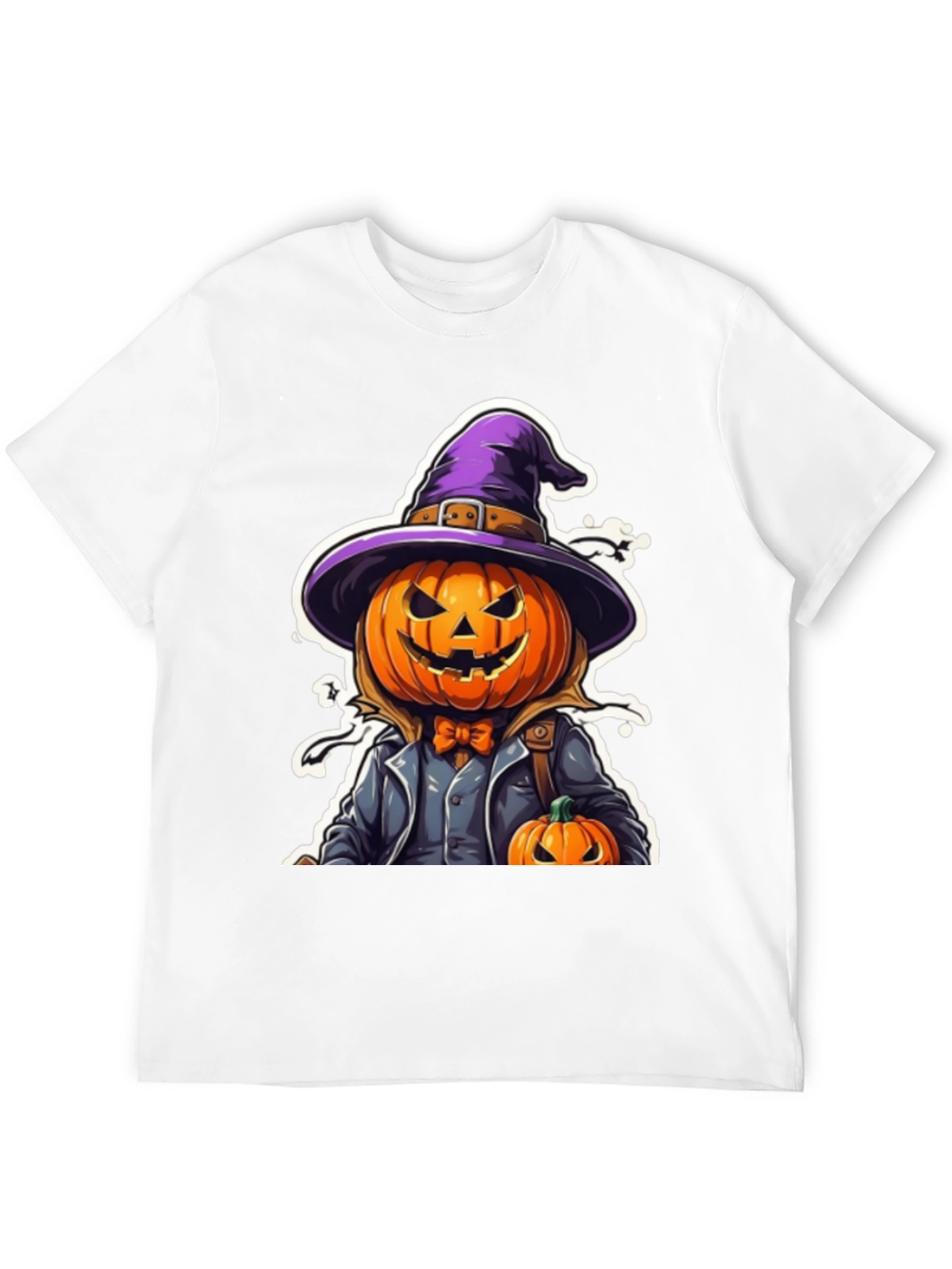 Spooky Pumpkin Witch T-Shirt