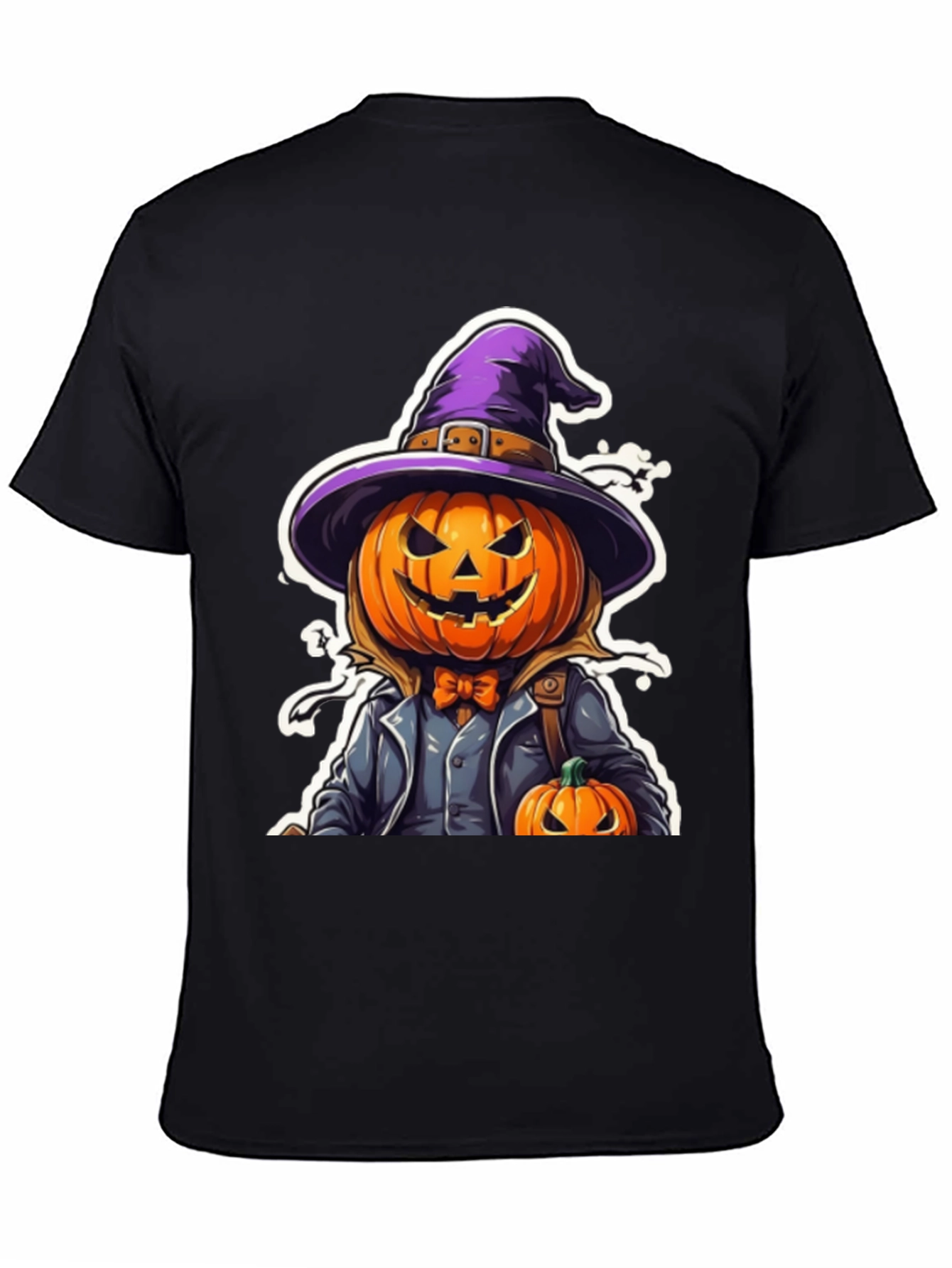 Spooky Pumpkin Witch T-Shirt