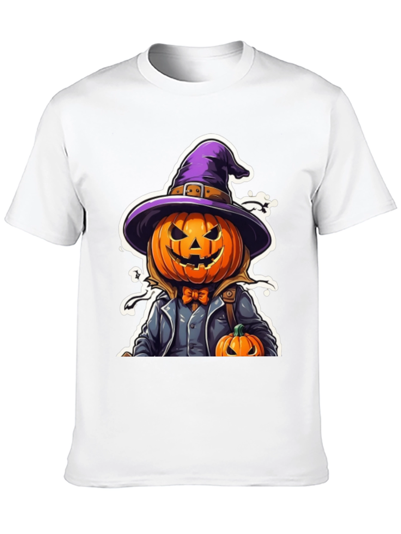 Spooky Pumpkin Witch T-Shirt