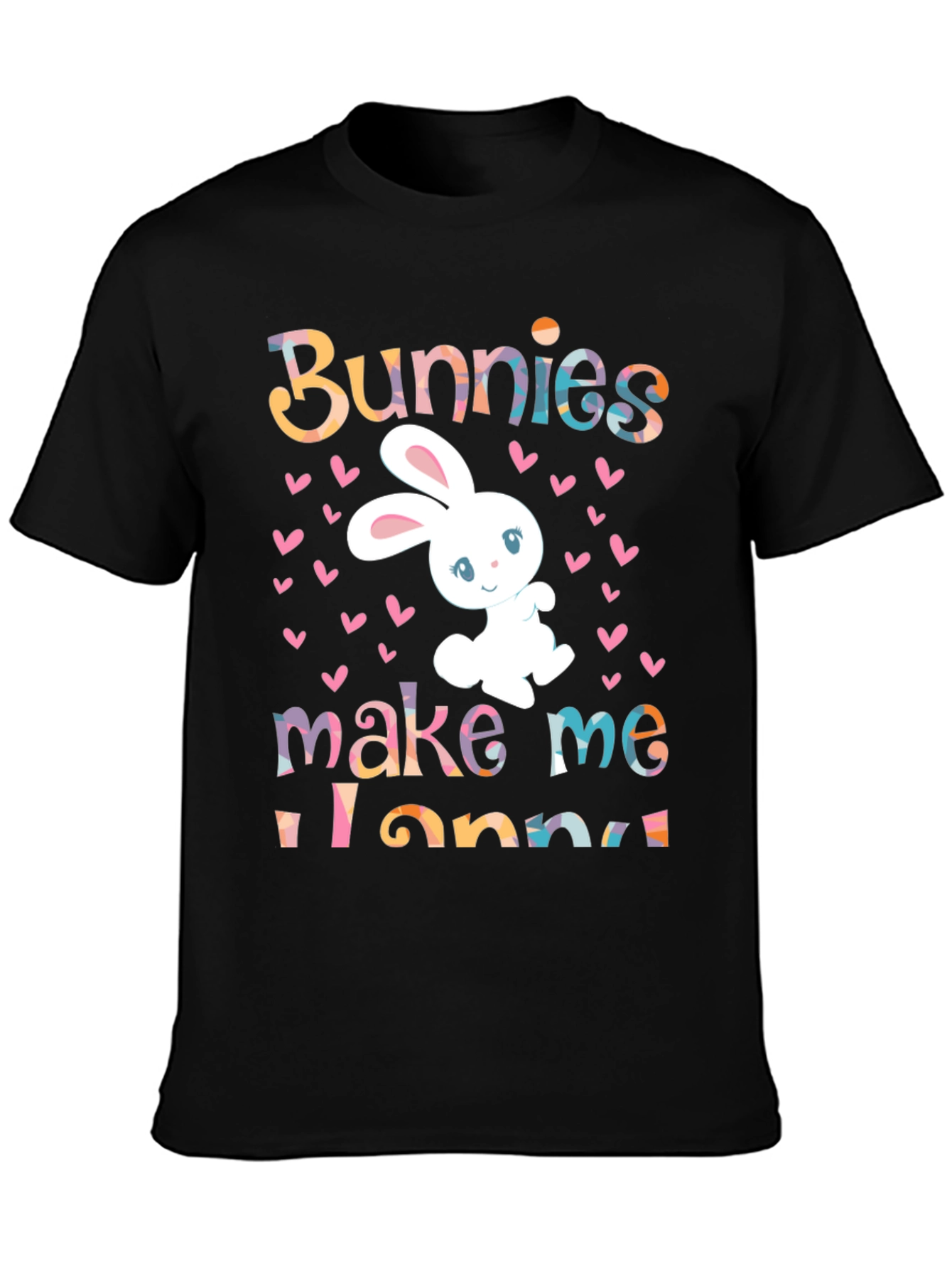 Easter Bunny Graphic Tee - Bunnies Make Me Hoppy