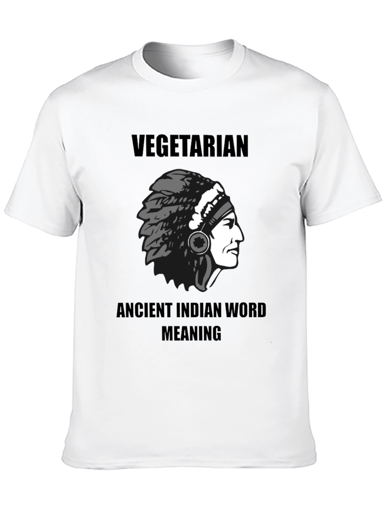 Vegetarian Ancient Indian Word Meaning T-Shirt