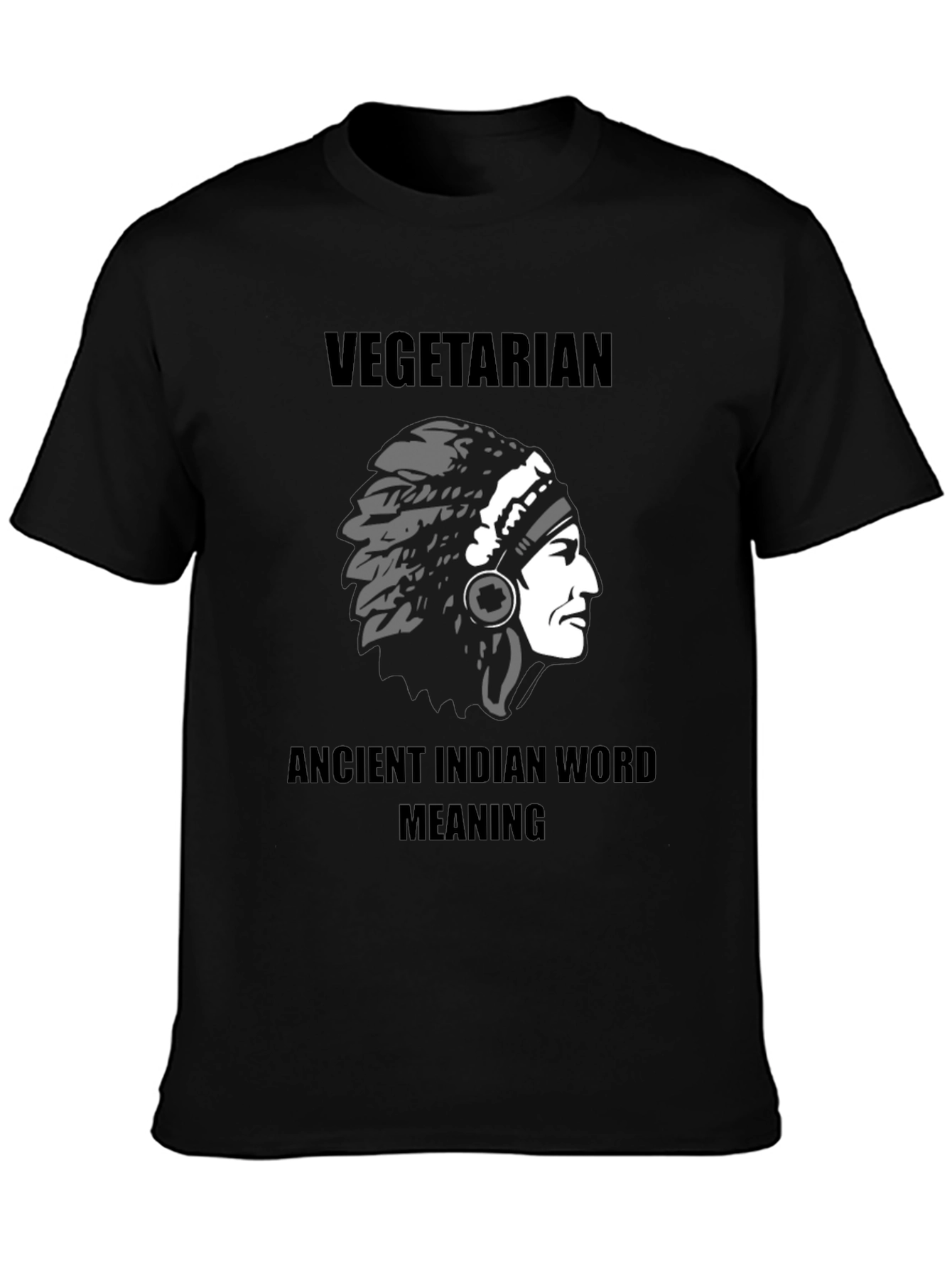 Vegetarian Ancient Indian Word Meaning T-Shirt