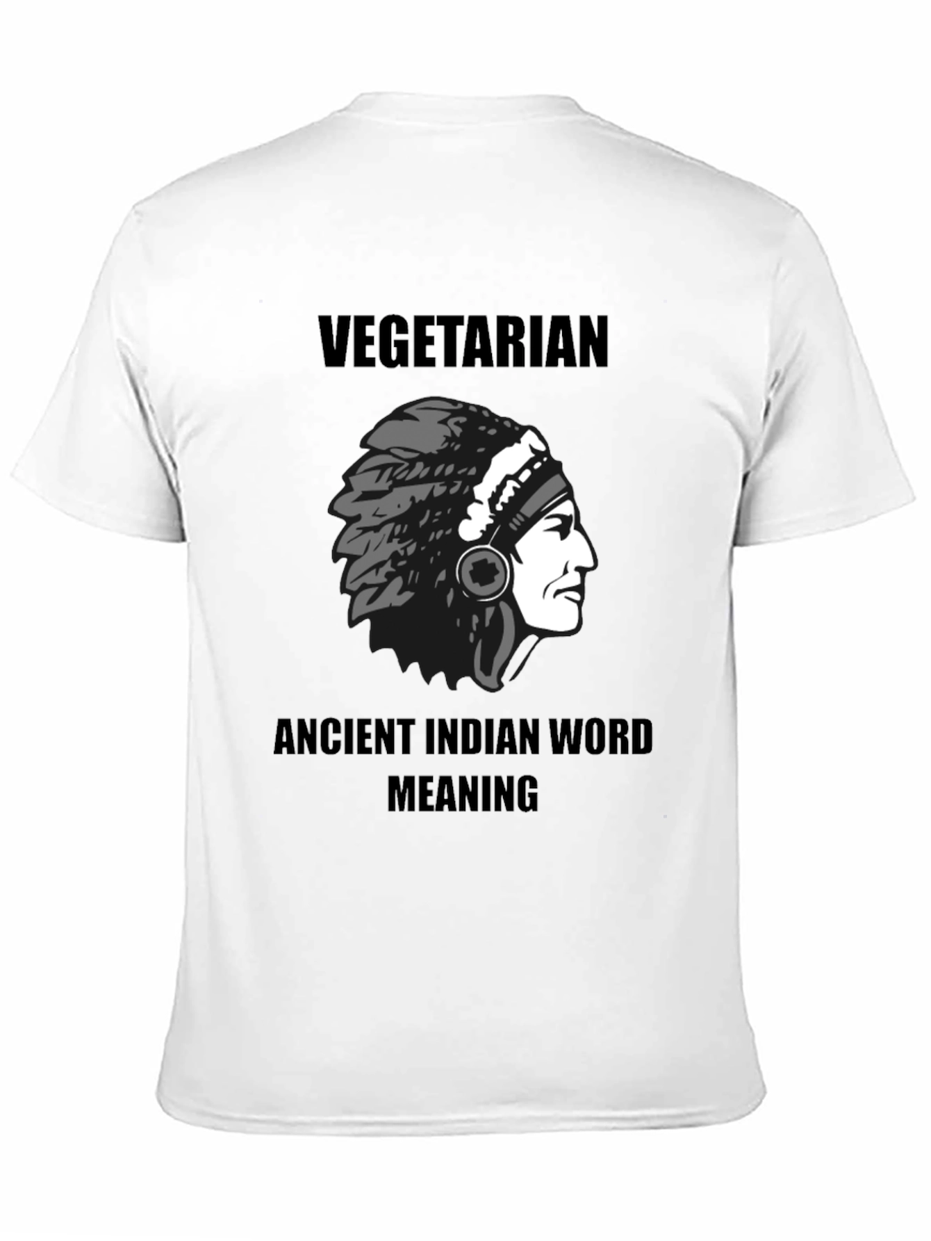Vegetarian Ancient Indian Word Meaning T-Shirt