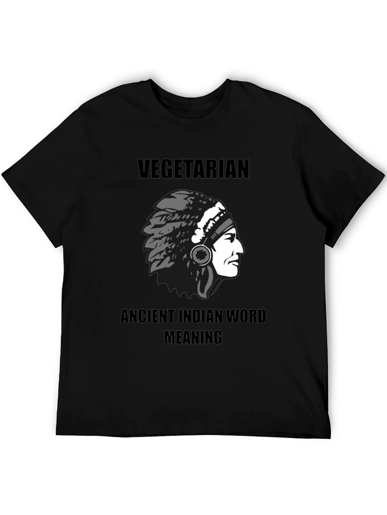 Vegetarian Ancient Indian Word Meaning T-Shirt
