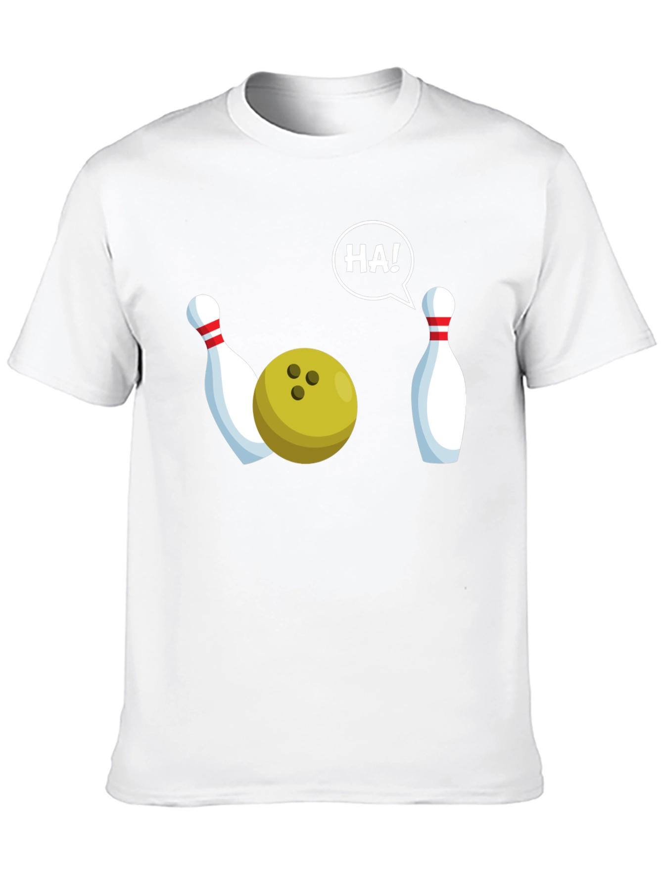 Funny Bowling T-Shirt - HA! Strike Humor