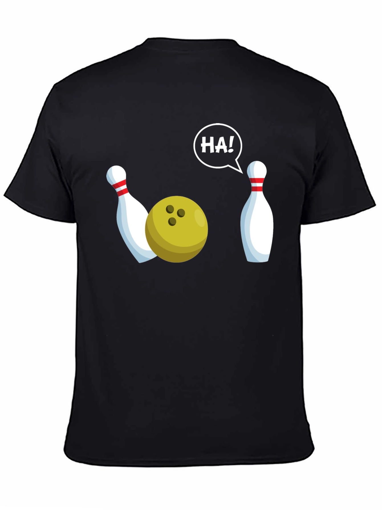 Funny Bowling T-Shirt - HA! Strike Humor
