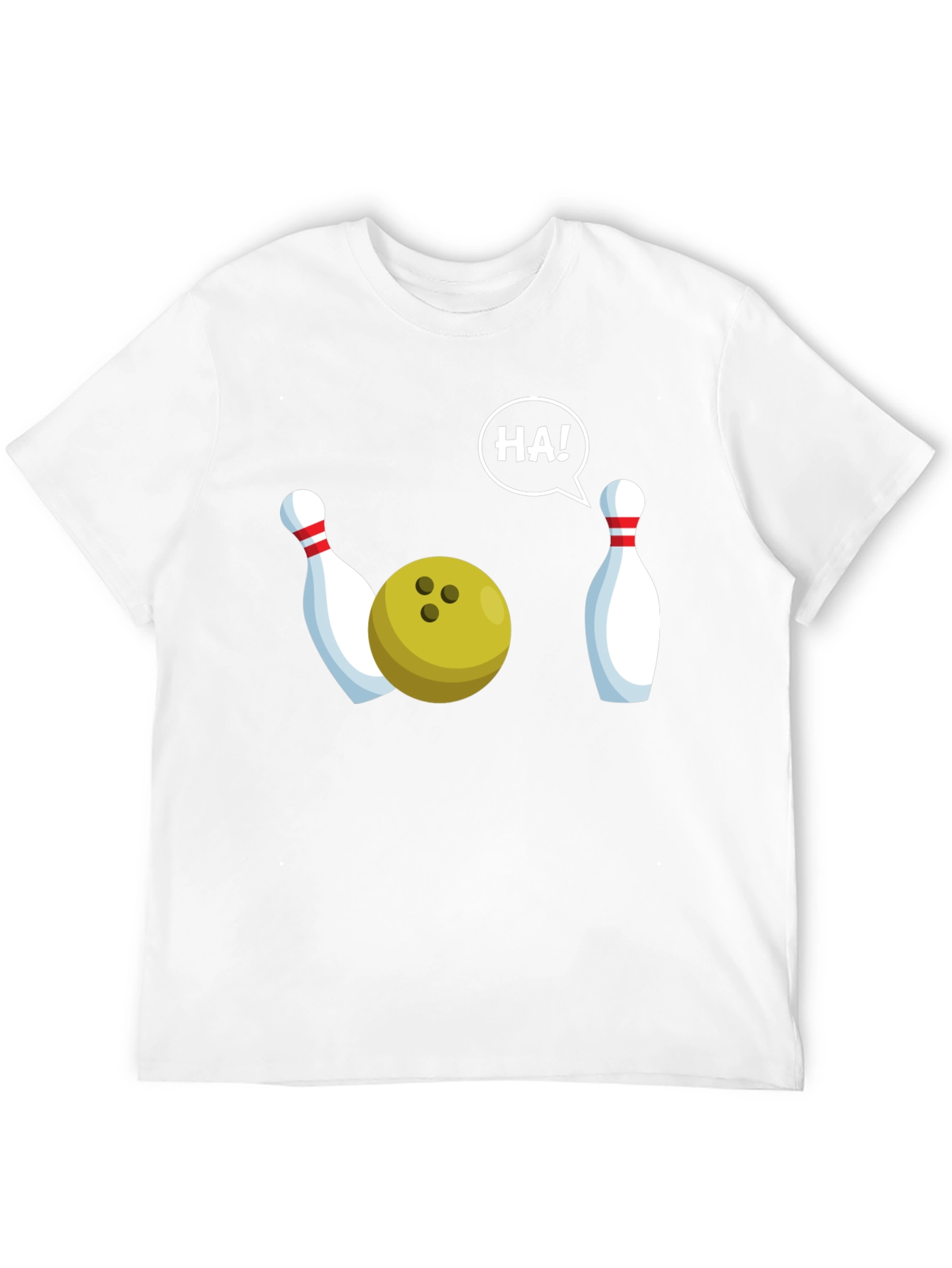 Funny Bowling T-Shirt - HA! Strike Humor