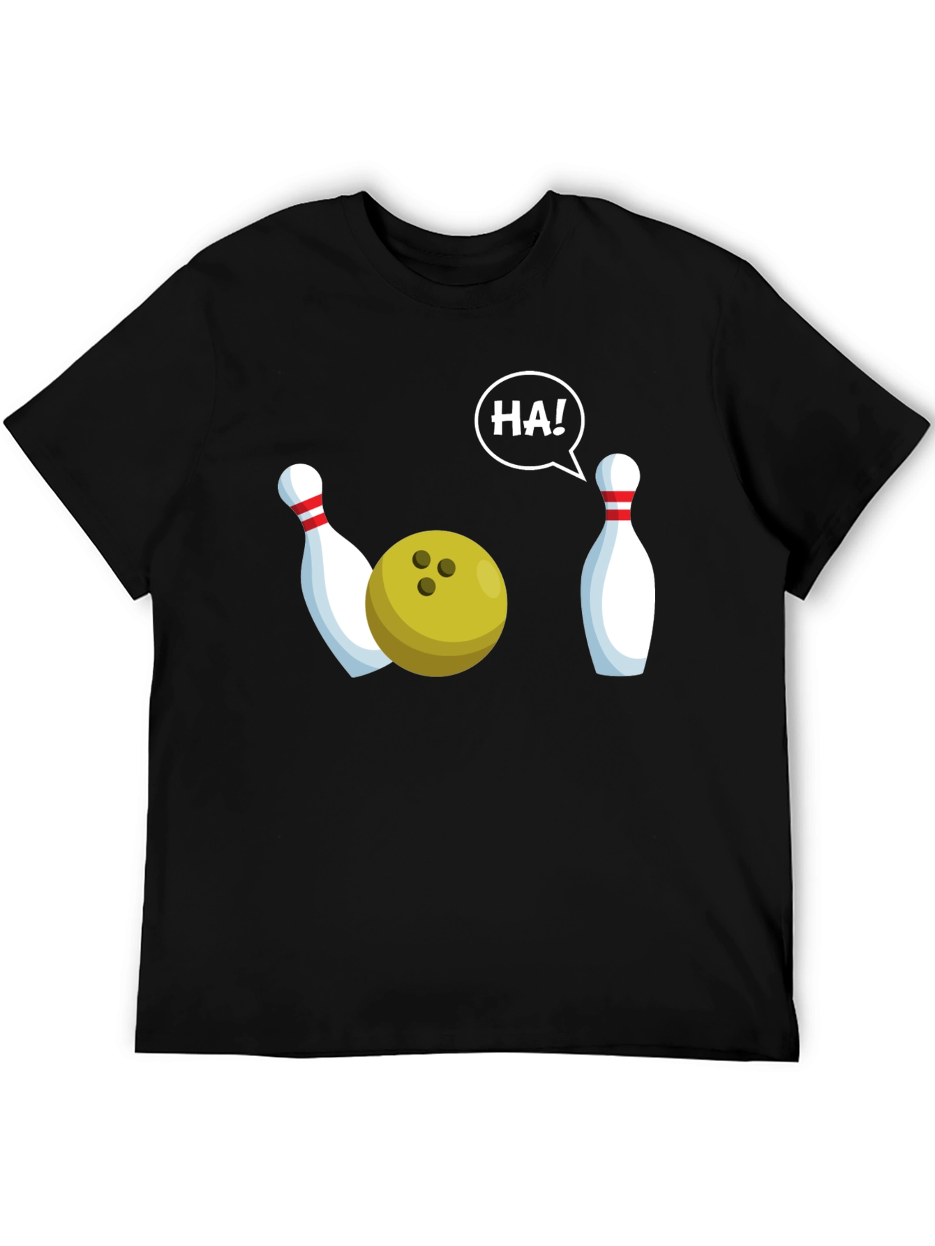 Funny Bowling T-Shirt - HA! Strike Humor
