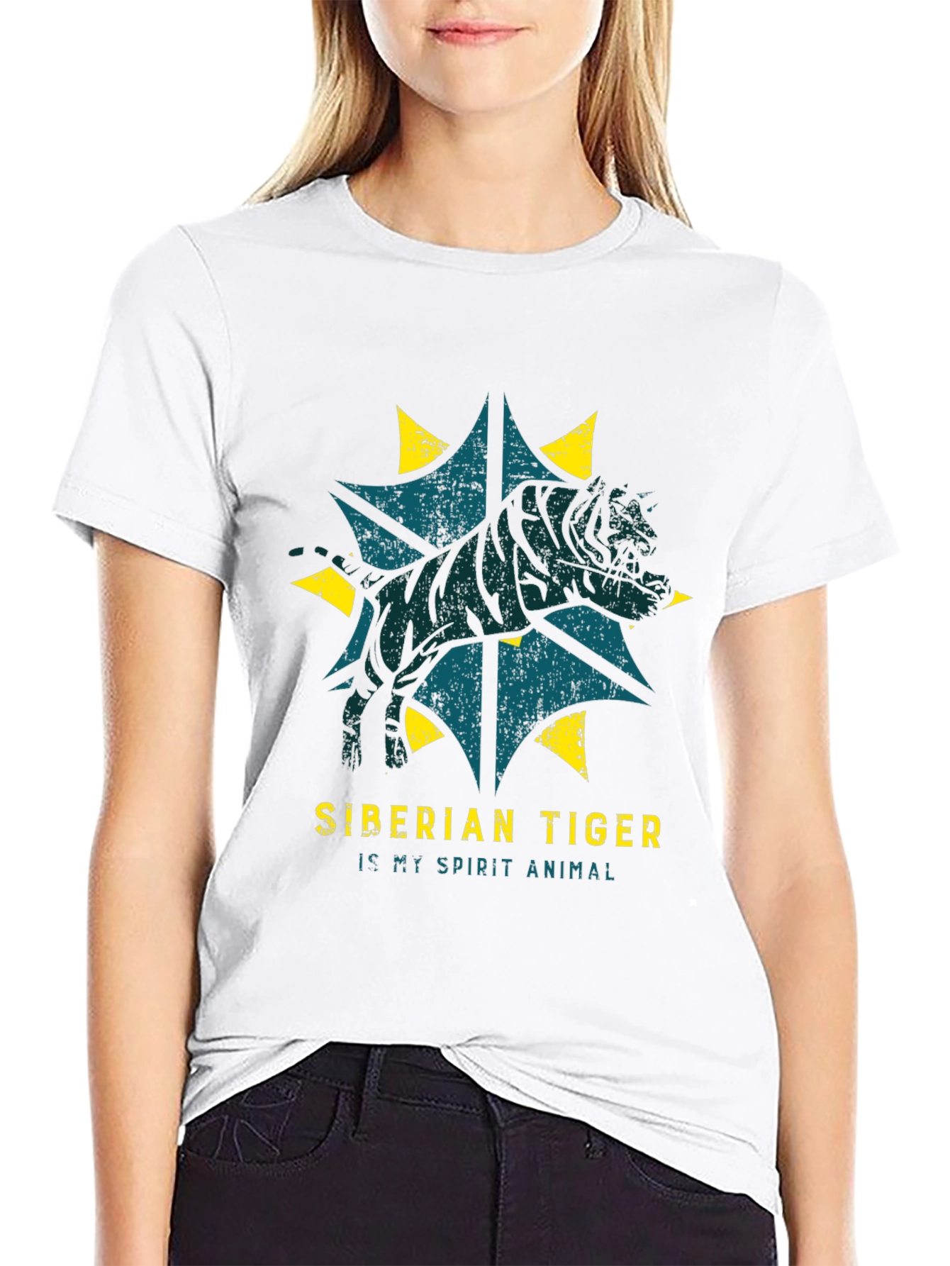 Siberian Tiger Spirit Animal Graphic Tee