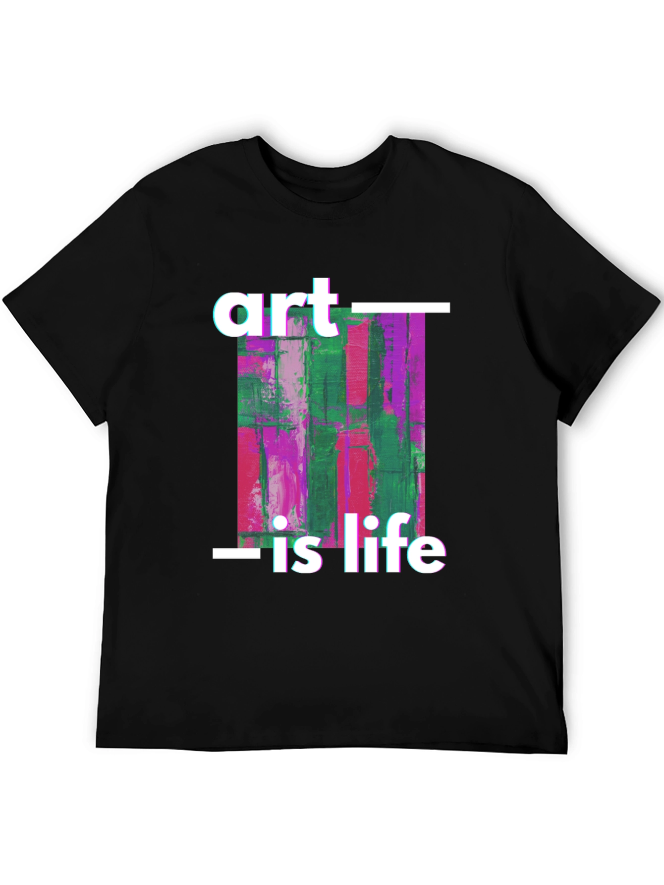 Art is Life Graphic Tee - Black Unisex T-Shirt