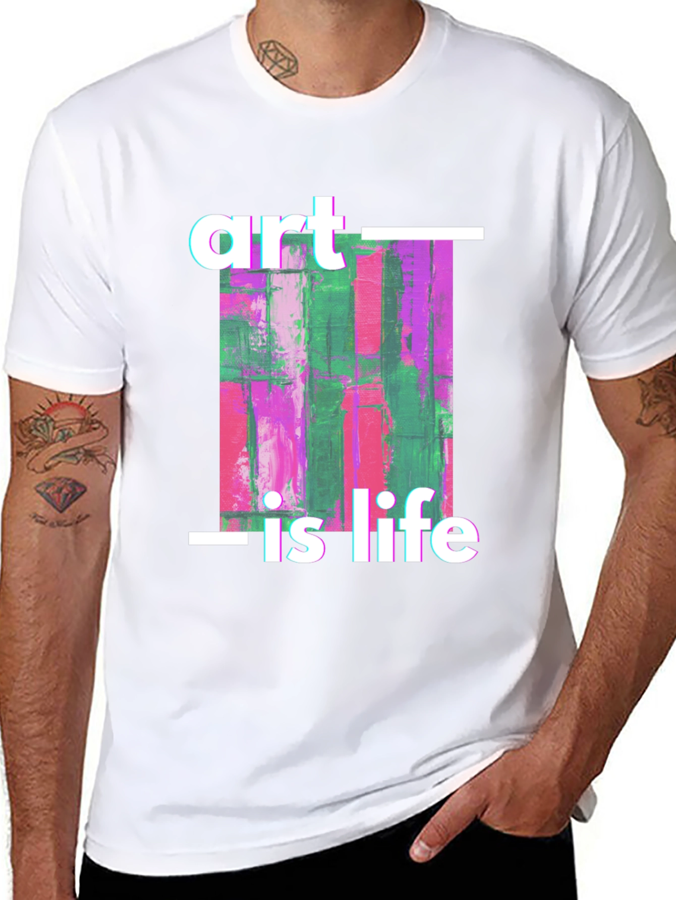Art is Life Graphic Tee - Black Unisex T-Shirt