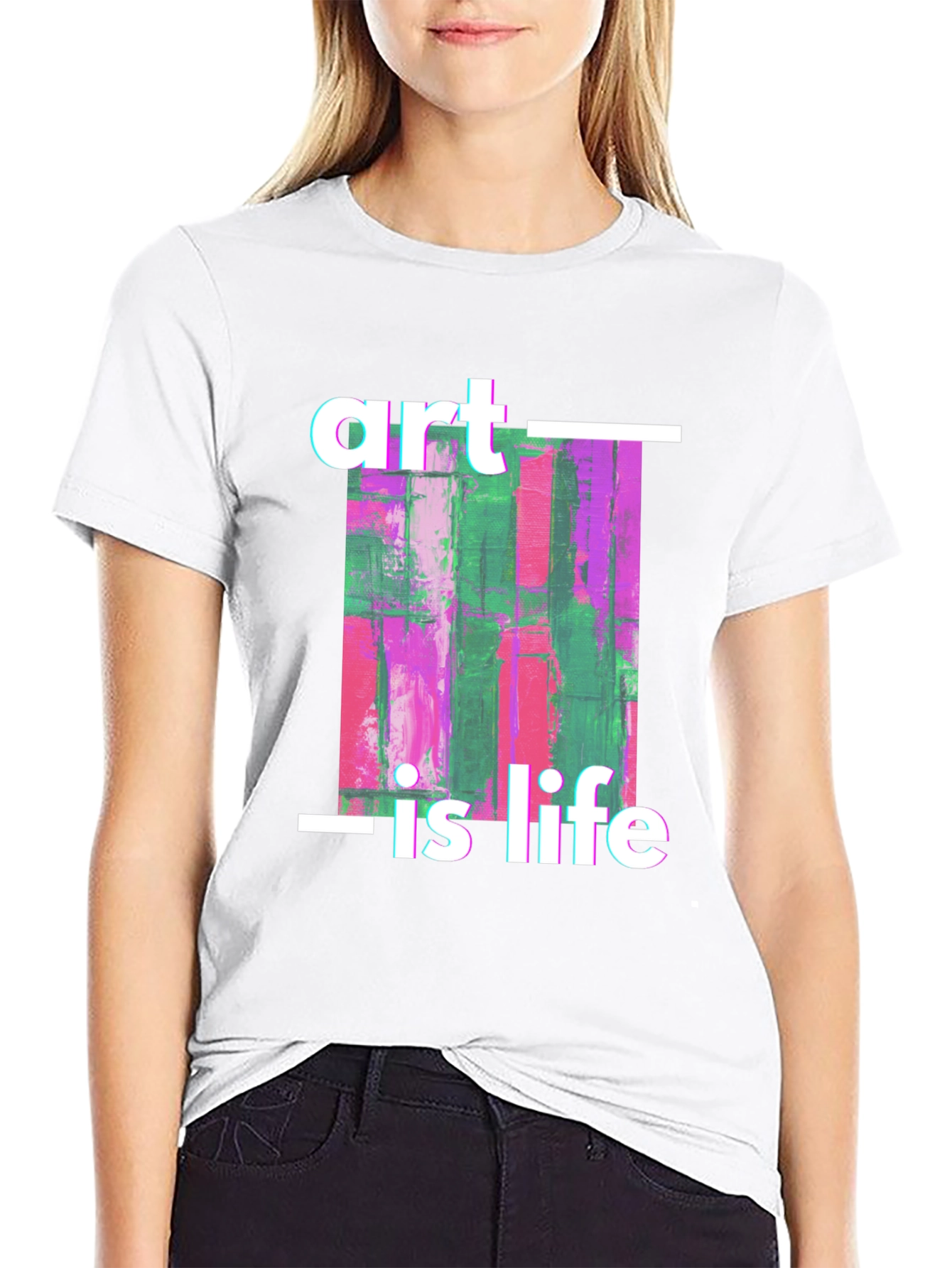 Art is Life Graphic Tee - Black Unisex T-Shirt