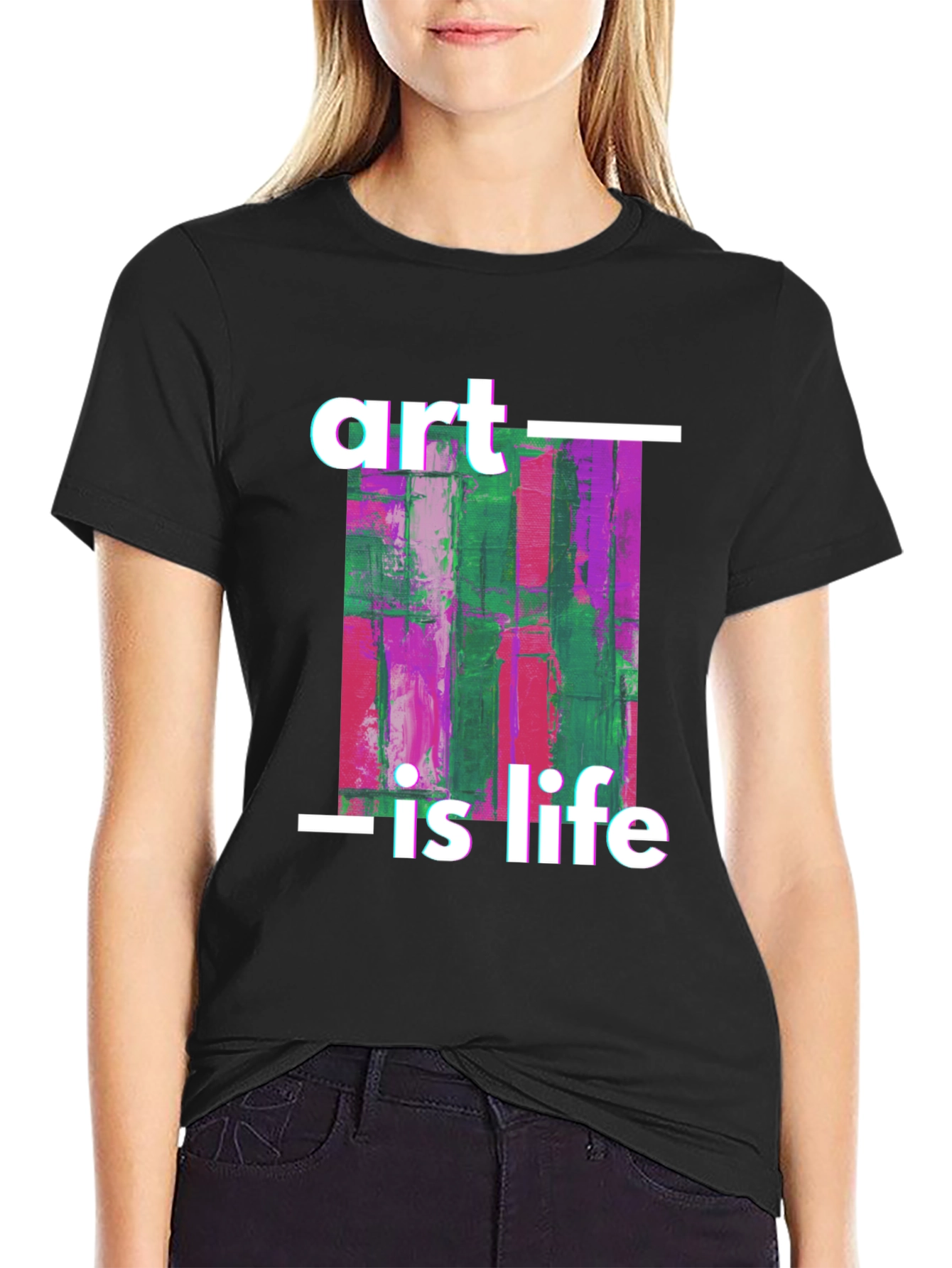 Art is Life Graphic Tee - Black Unisex T-Shirt