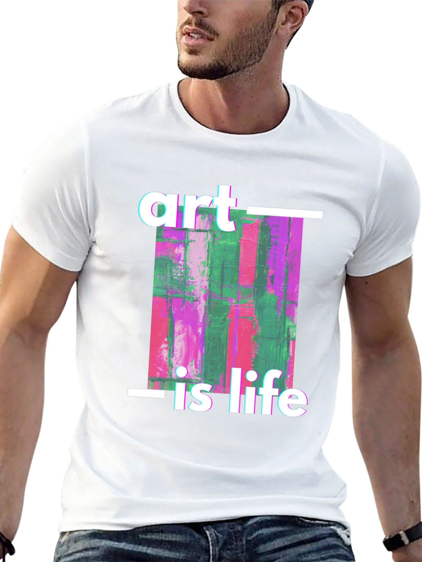 Art is Life Graphic Tee - Black Unisex T-Shirt