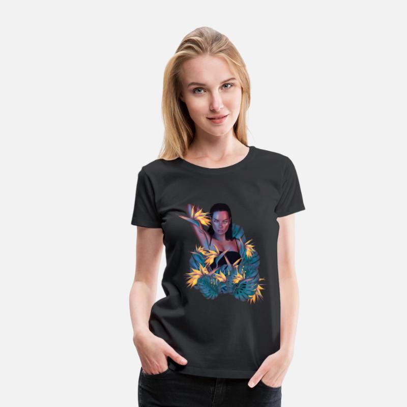 Woman With Planets digital illustration art