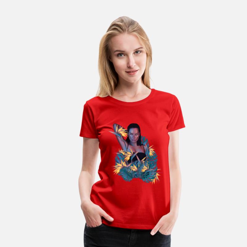 Woman With Planets digital illustration art