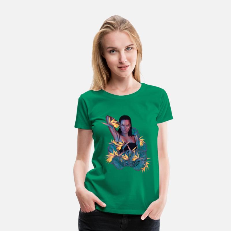 Woman With Planets digital illustration art