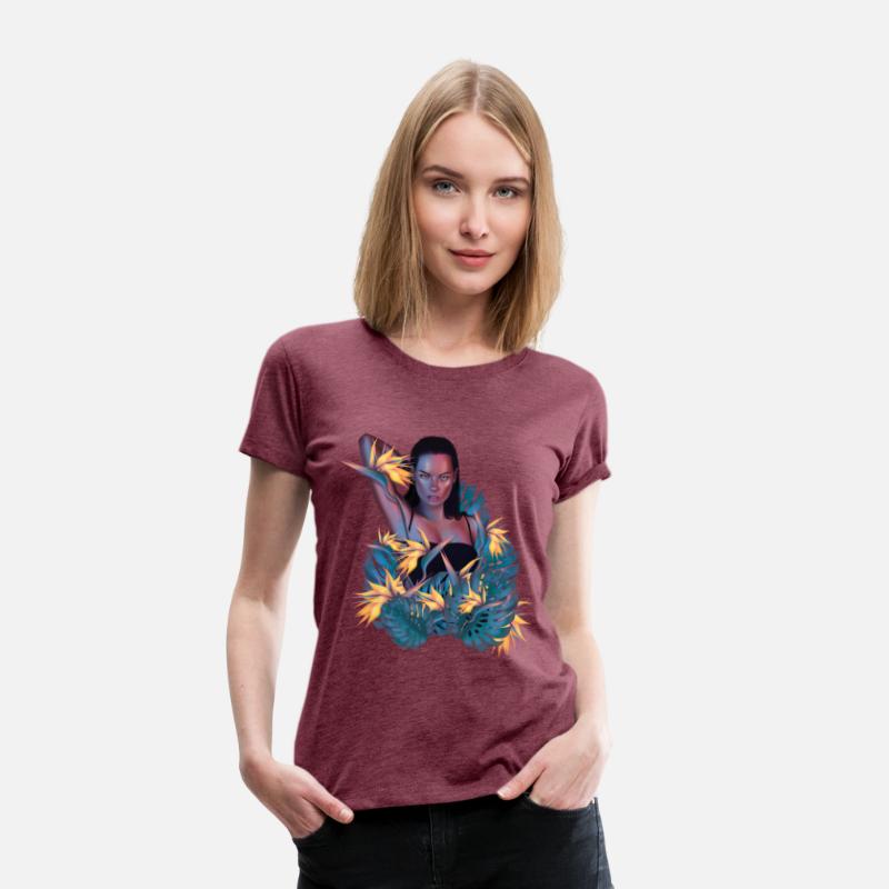 Woman With Planets digital illustration art