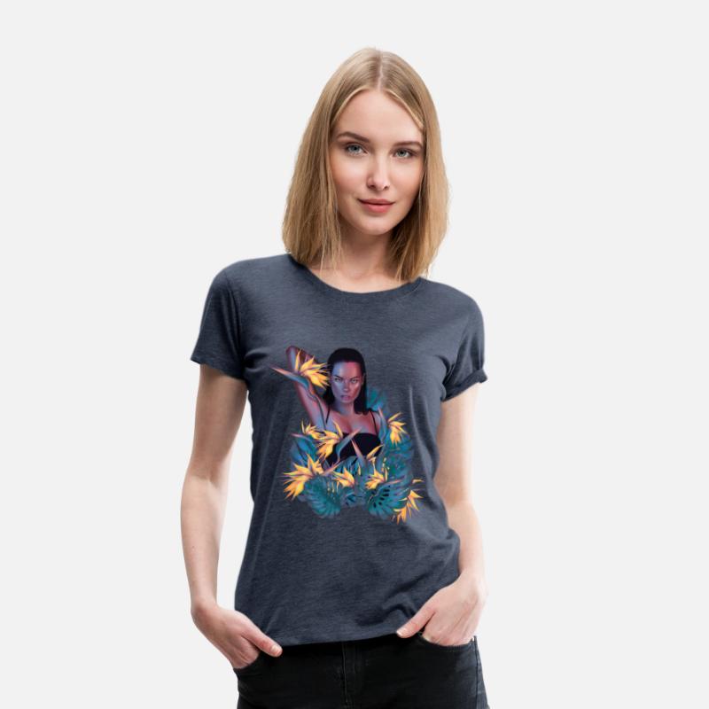 Woman With Planets digital illustration art