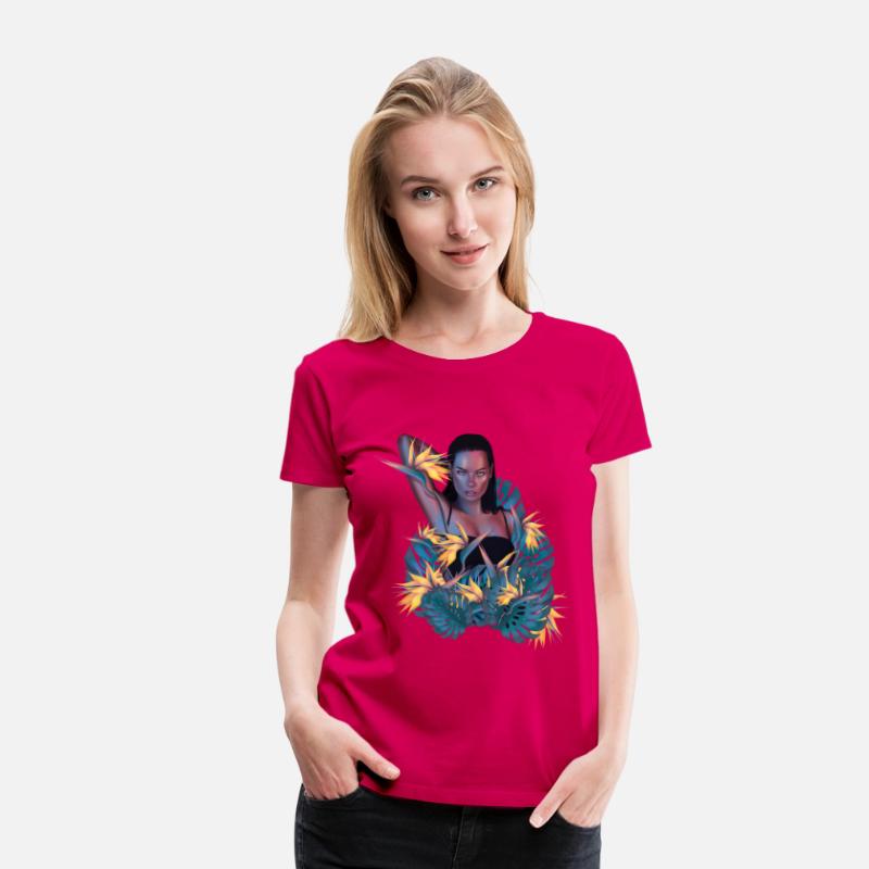 Woman With Planets digital illustration art