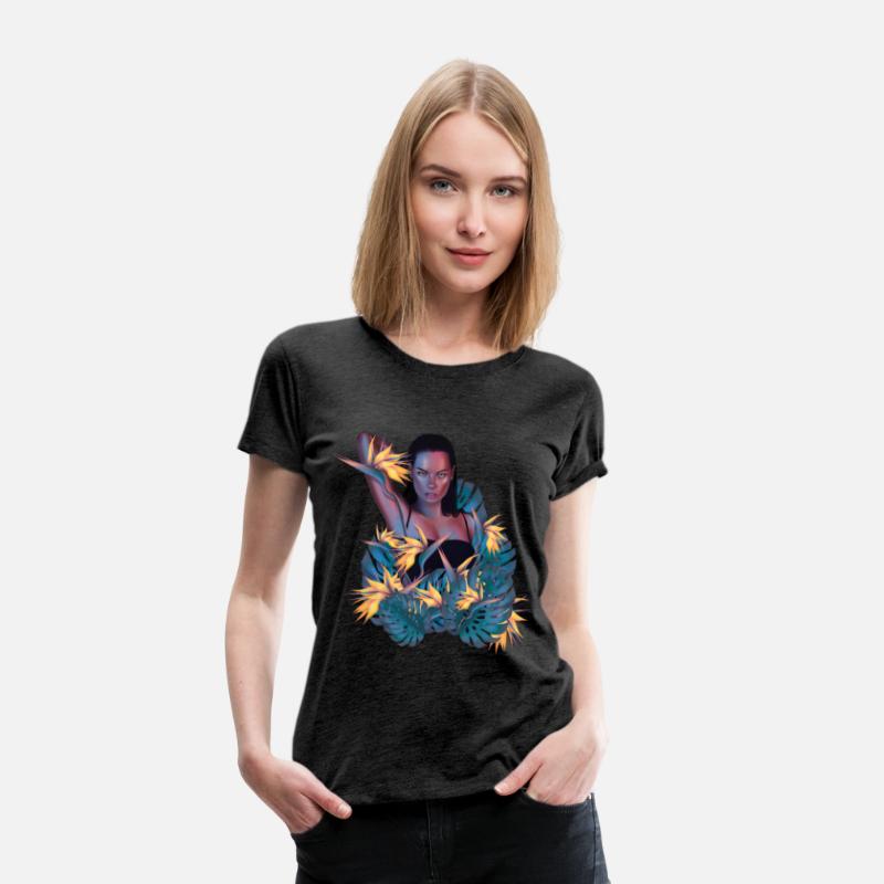 Woman With Planets digital illustration art