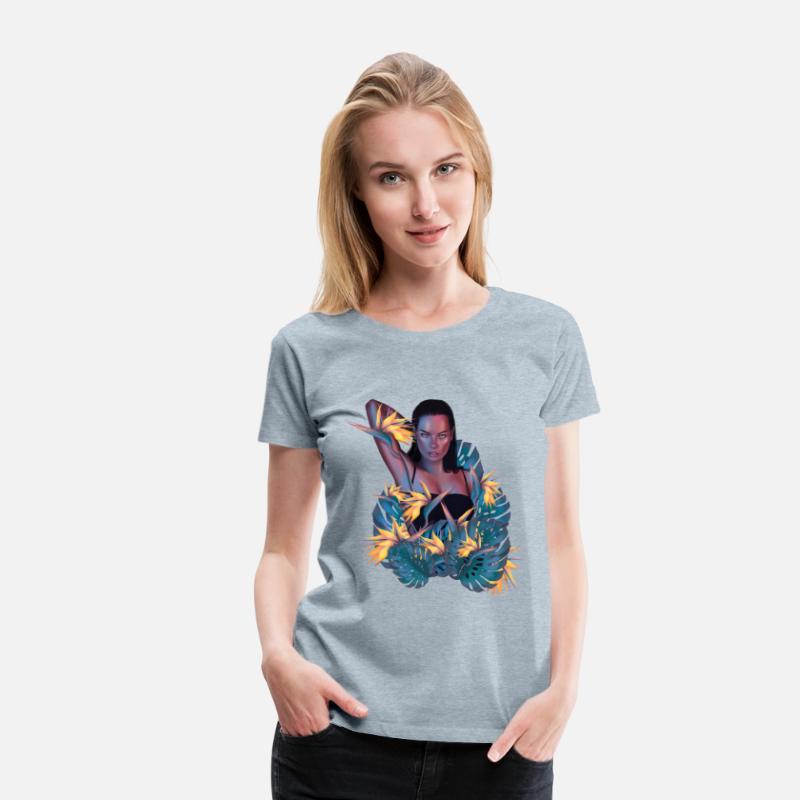 Woman With Planets digital illustration art