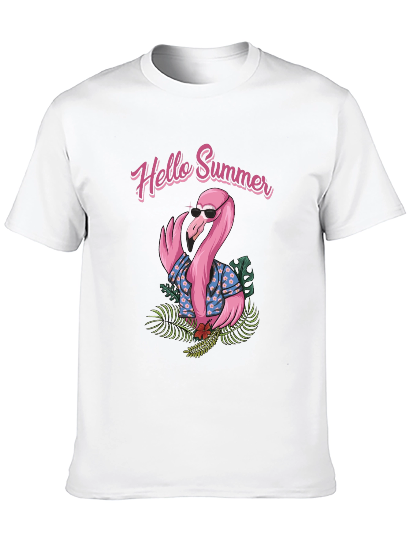 Cool Flamingo Summer Graphic Tee