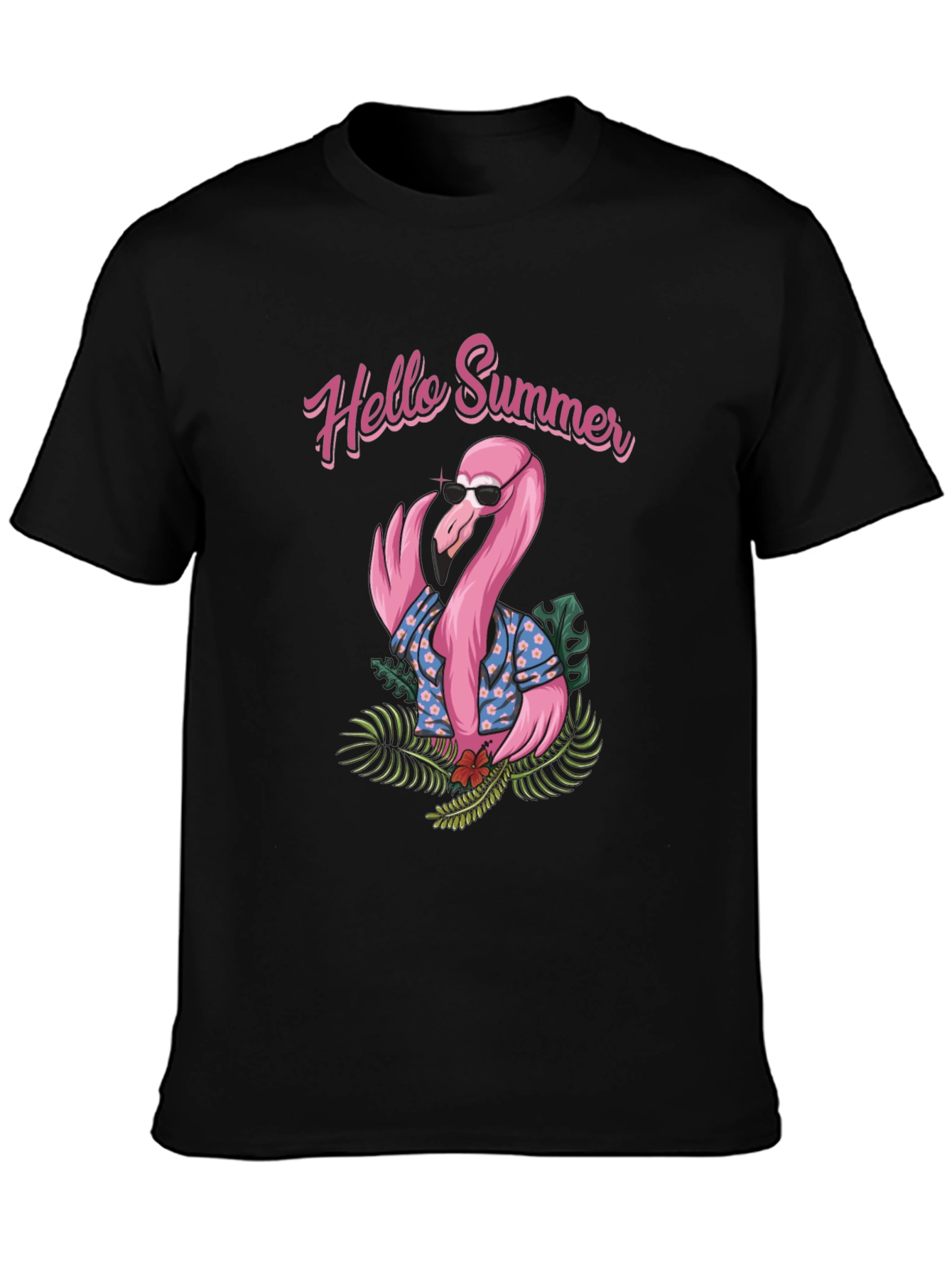 Cool Flamingo Summer Graphic Tee