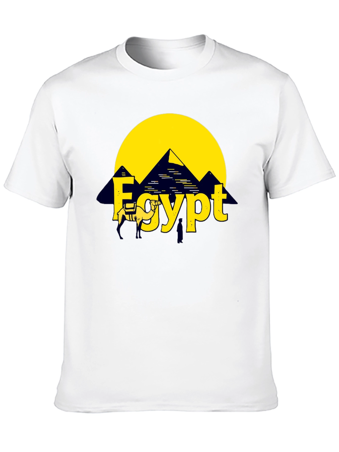 Egypt Pyramid Camel Graphic T-Shirt