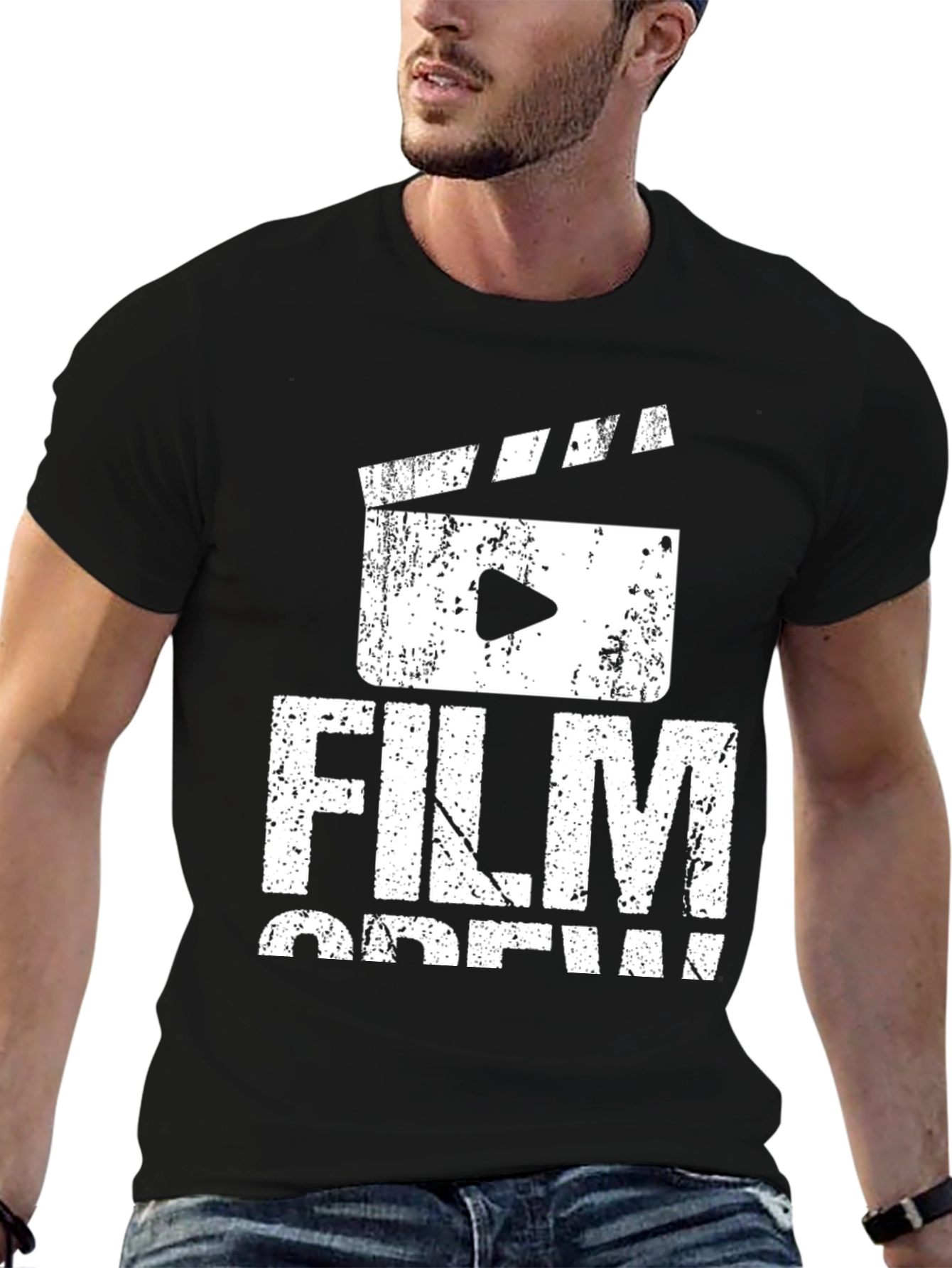 Film Crew Black T-Shirt | Movie Production Apparel