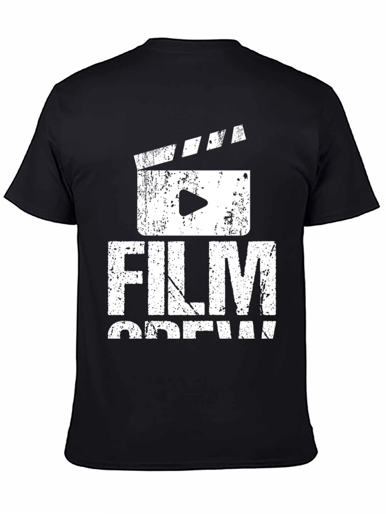 Film Crew Black T-Shirt | Movie Production Apparel