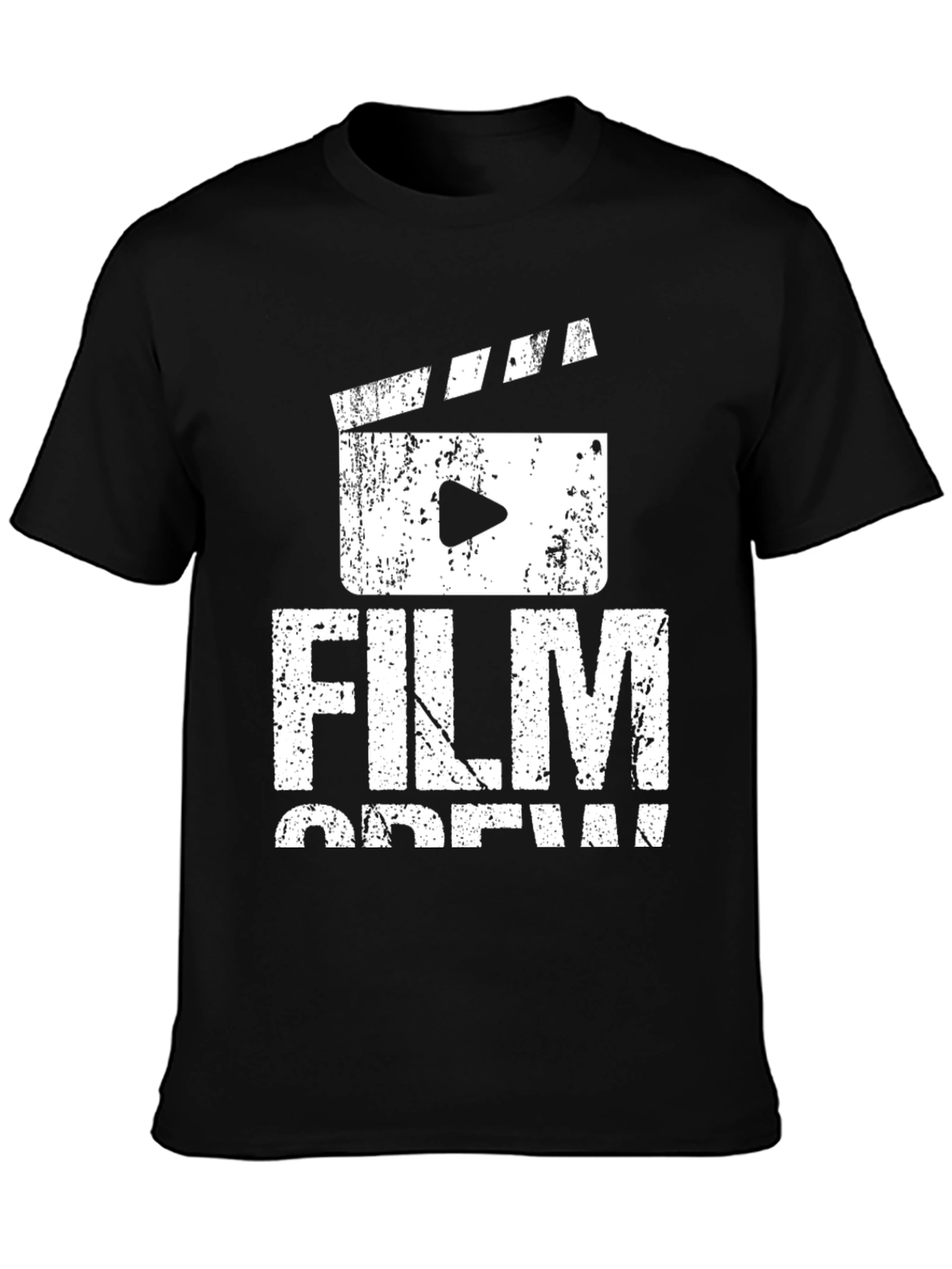 Film Crew Black T-Shirt | Movie Production Apparel