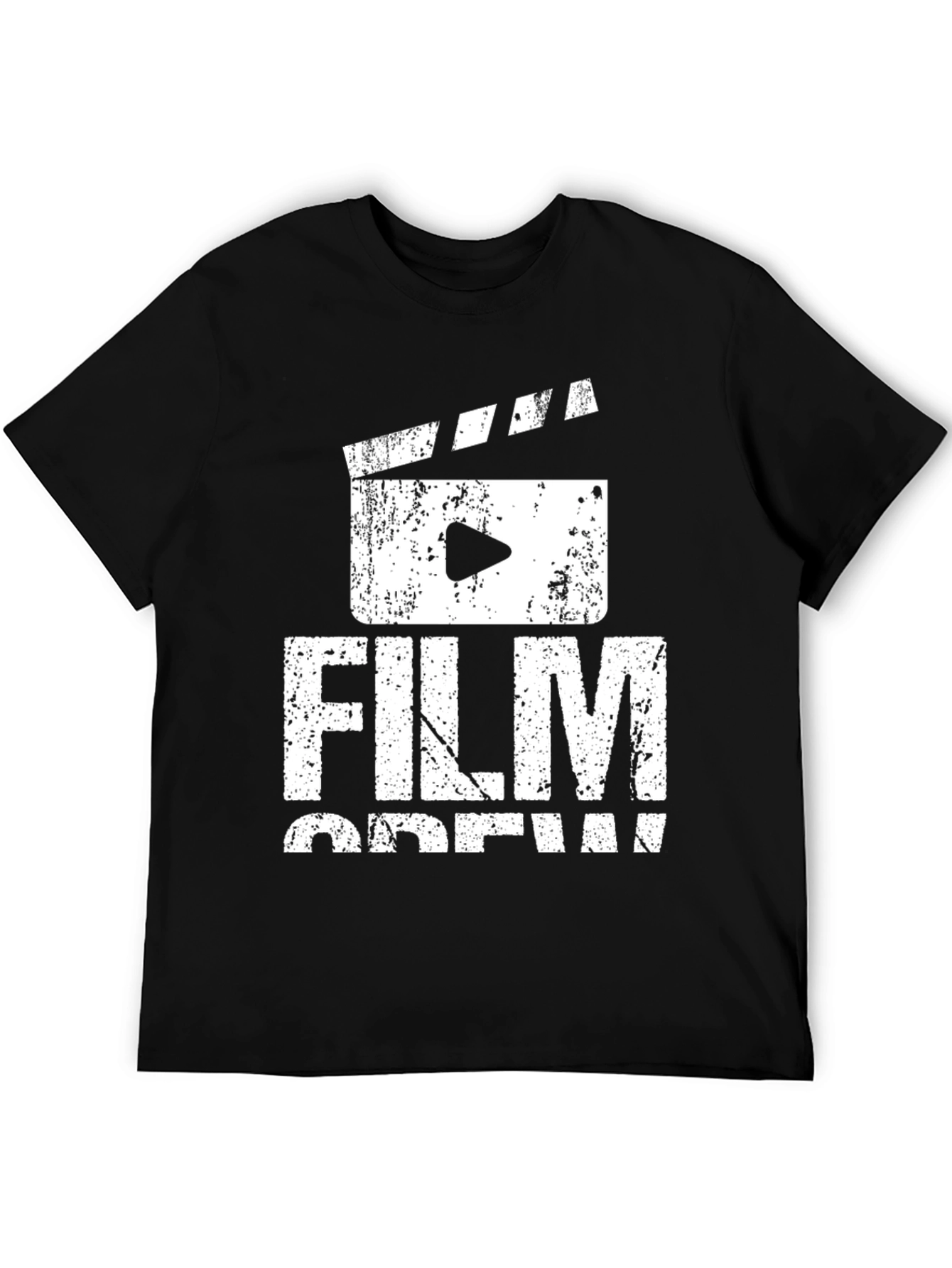 Film Crew Black T-Shirt | Movie Production Apparel